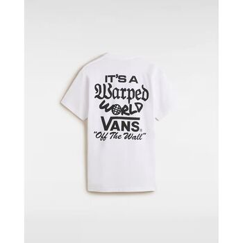 Vans  T-Shirts & Poloshirts VN000M5E WARPED WORLD-WHT1 WHITE günstig online kaufen