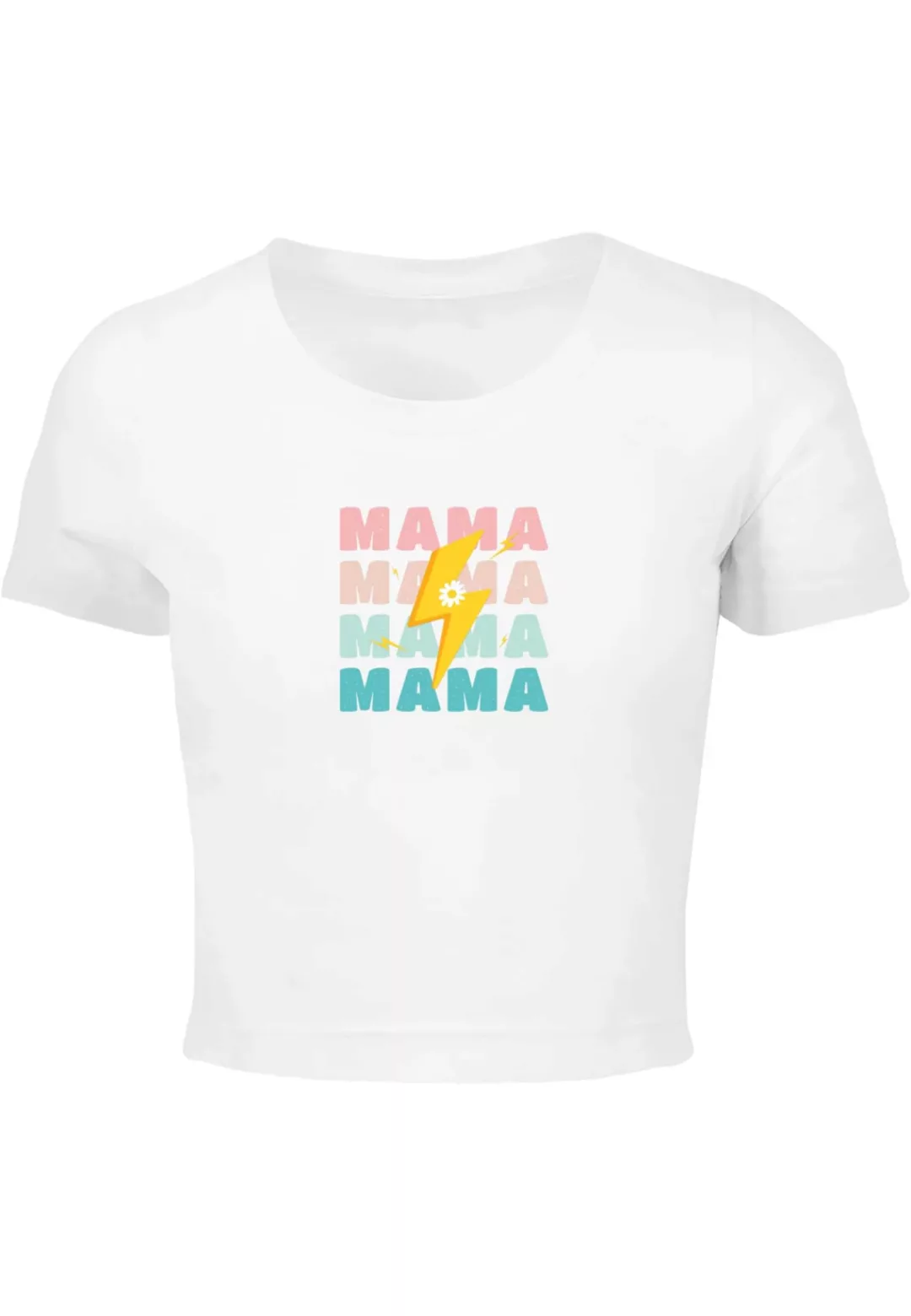 Merchcode T-Shirt "Merchcode Damen Ladies Mothers Day - Mama Cropped Tee" günstig online kaufen