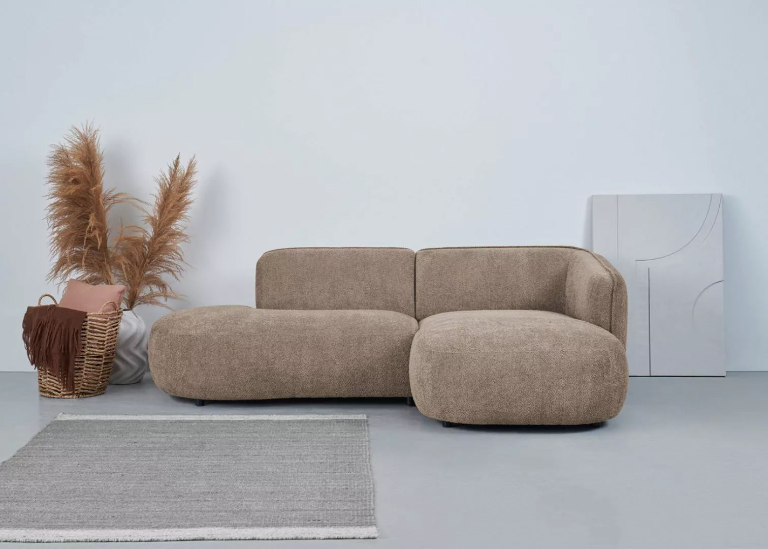 andas Ecksofa "Ostrup", schlichtes modernes Design, in verschiedenen Farben günstig online kaufen