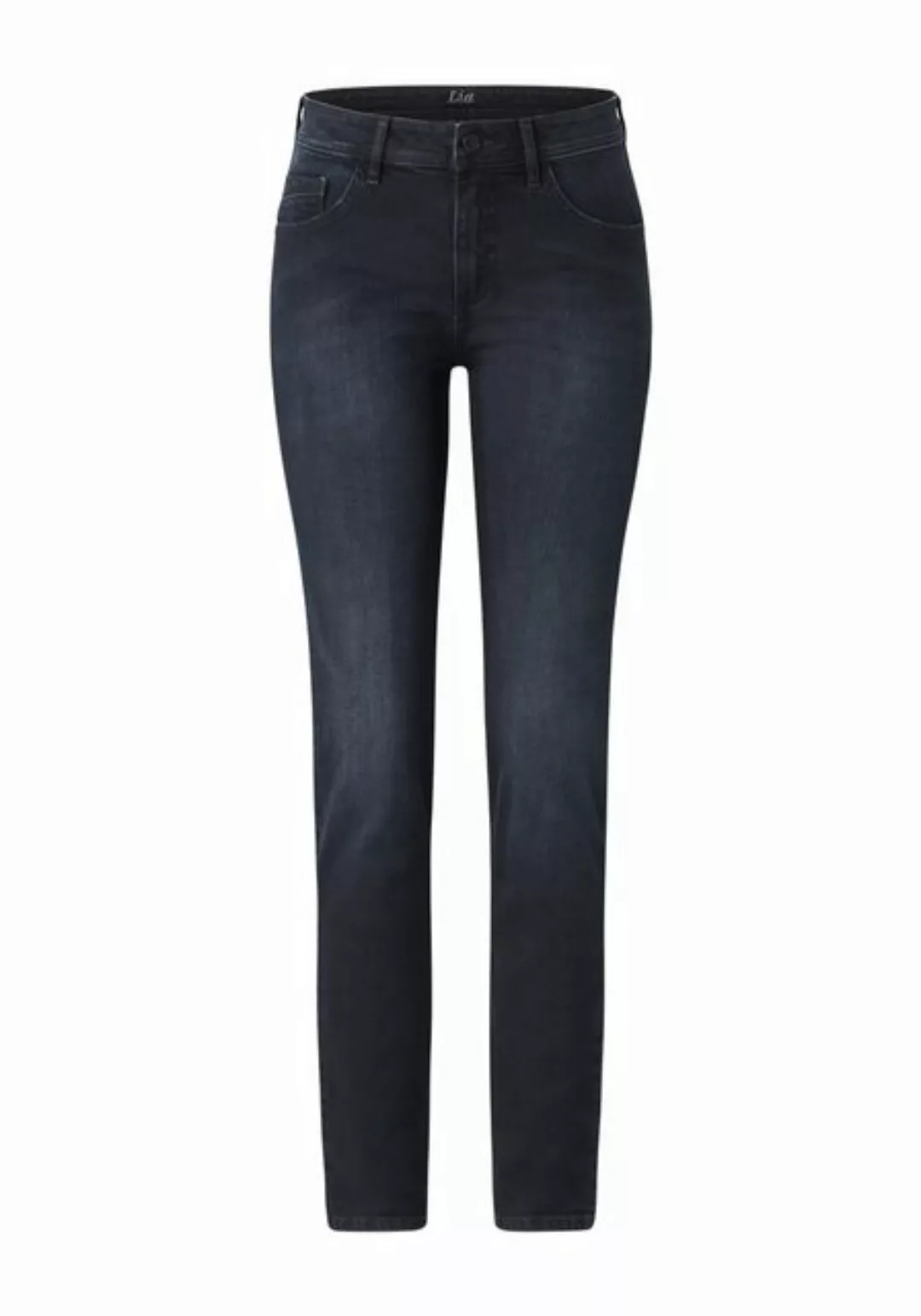 Paddock`s Damen Jeans LIA - Slim Fit - Blau - Blue Black Used Moustache günstig online kaufen