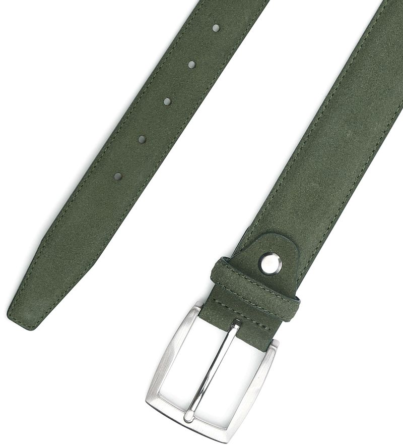 Suitable Wildleder Gürtel Grün - Größe 95 günstig online kaufen