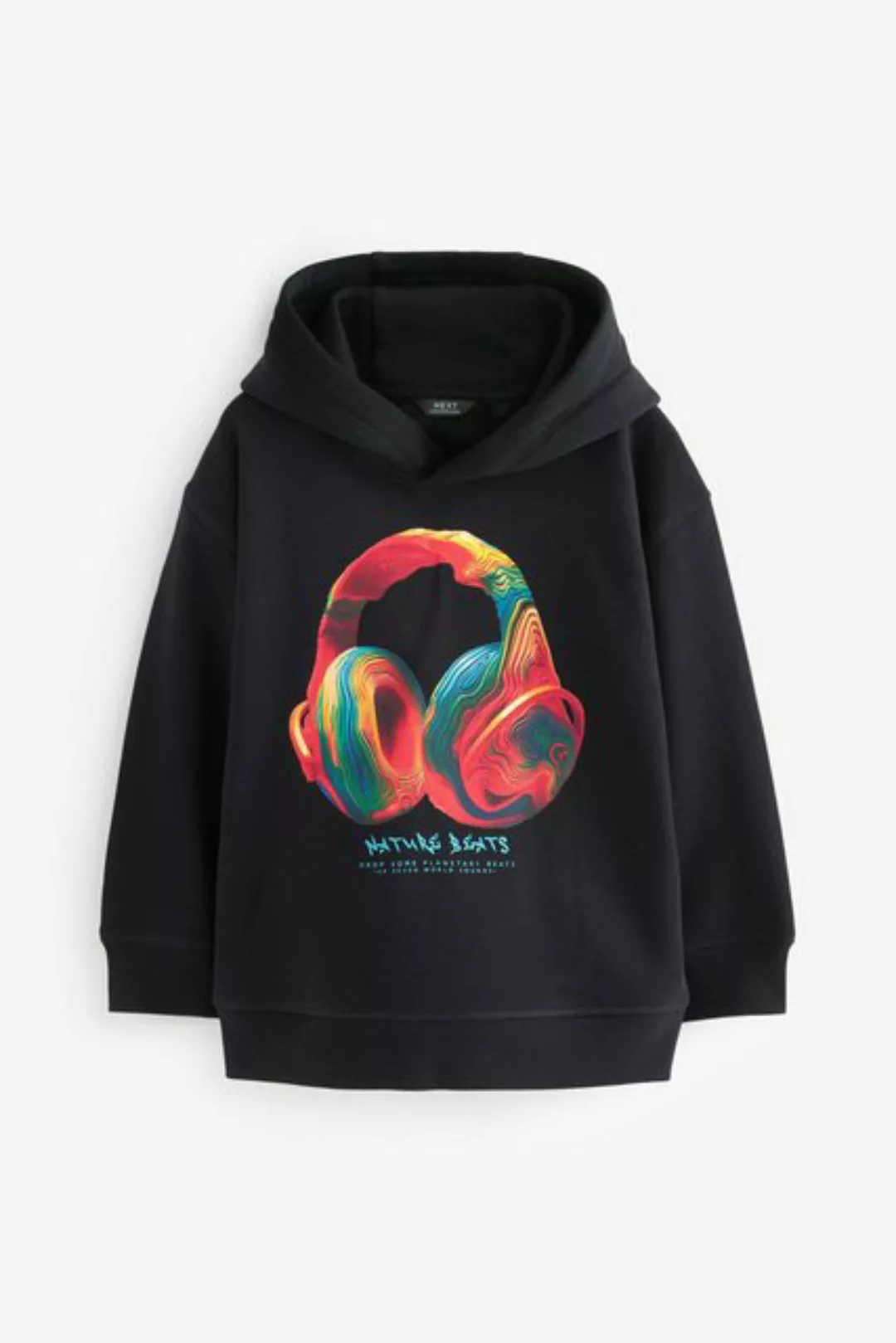 Next Kapuzensweatshirt Hoodie mit Grafik, Kopfhörer (1-tlg) günstig online kaufen