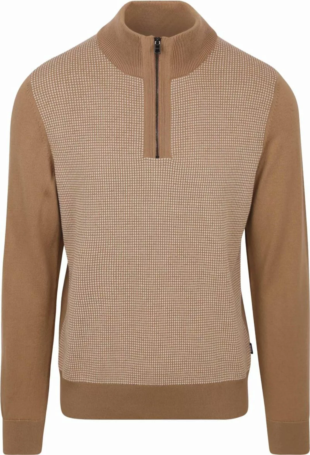 BOSS Dambino Halfzip Pullover Camel - Größe XL günstig online kaufen