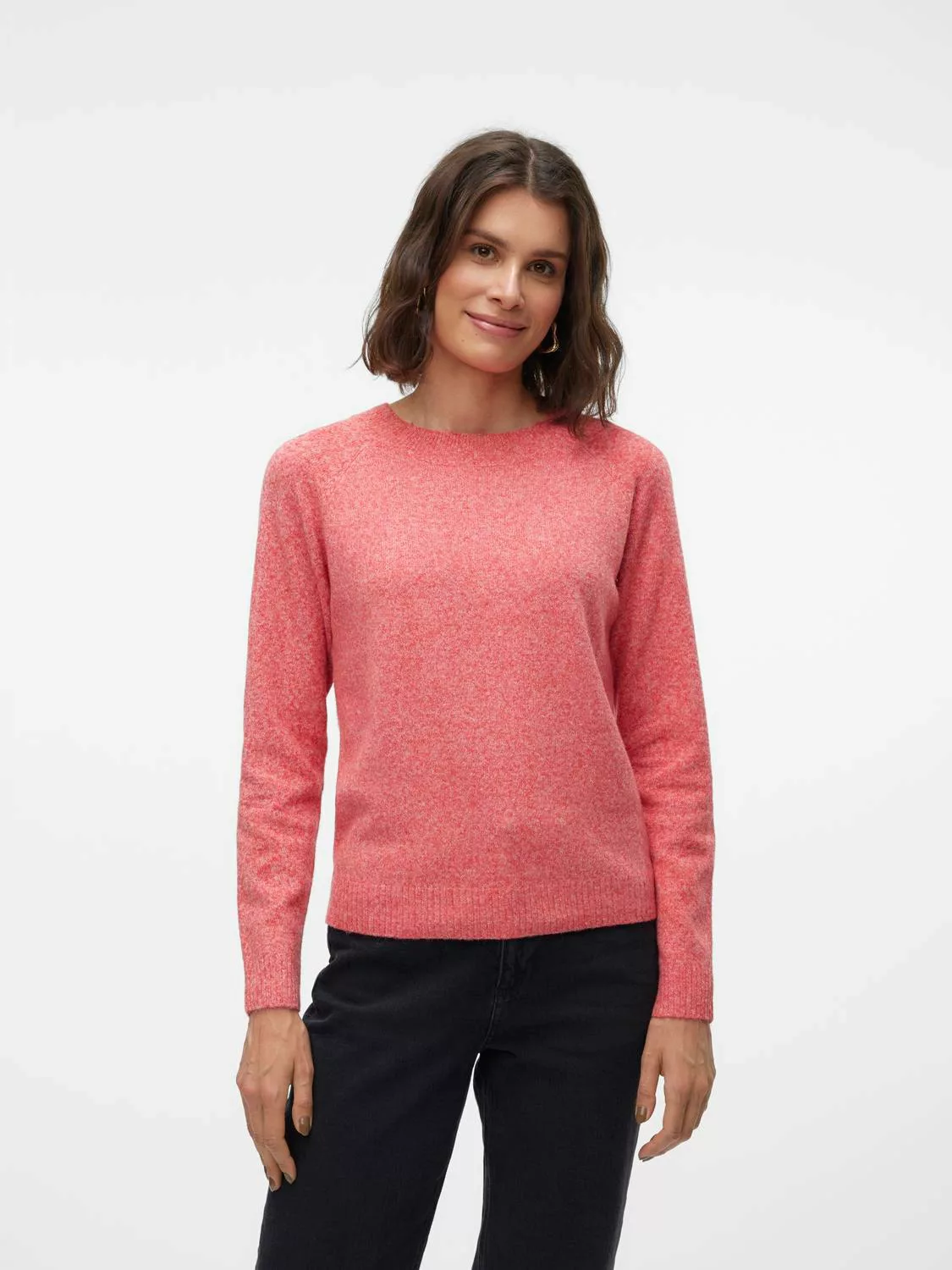 Vero Moda Rundhalspullover VMDOFFY LS O-NECK BLOUSE GA NOOS günstig online kaufen