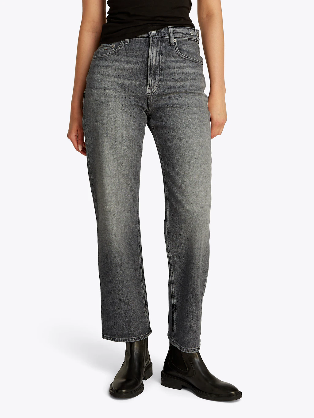 Tommy Jeans Straight-Jeans "Layla High Rise Slim Straight", in Knöchellänge günstig online kaufen