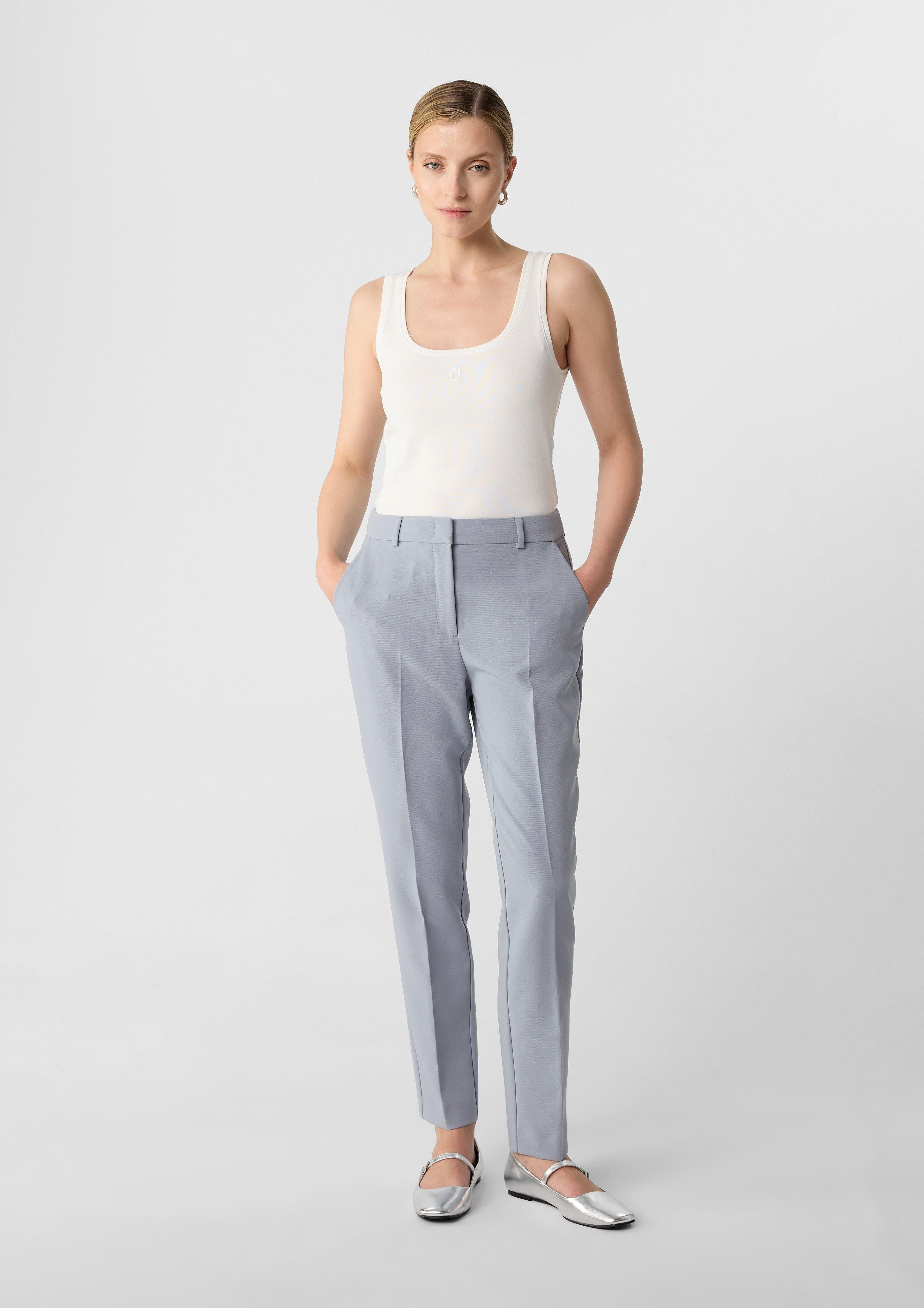 Comma Stoffhose Cigarette-Pants mit Bügelfalten günstig online kaufen