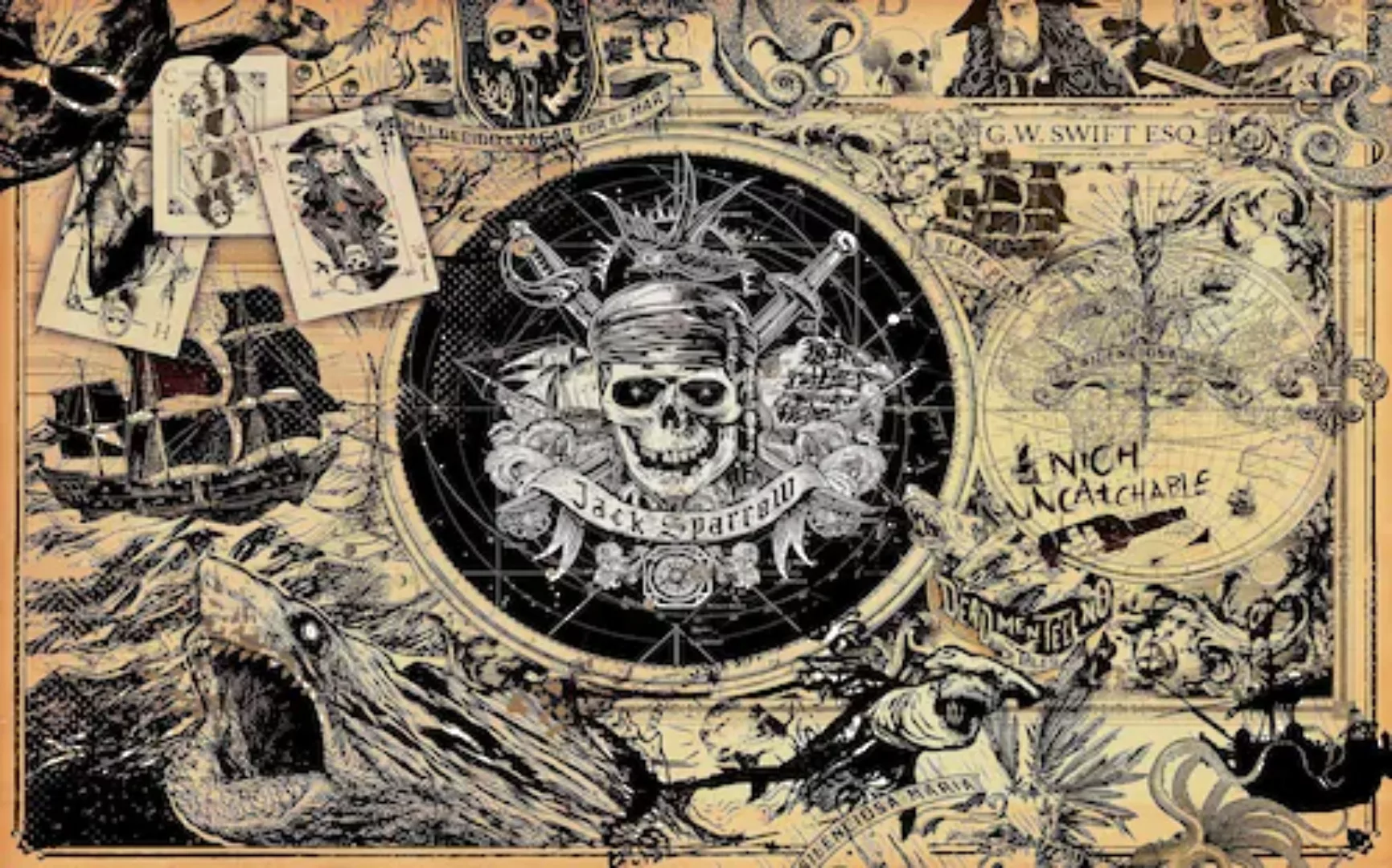 Komar Vliestapete »Pirates of the Caribbean 5« günstig online kaufen