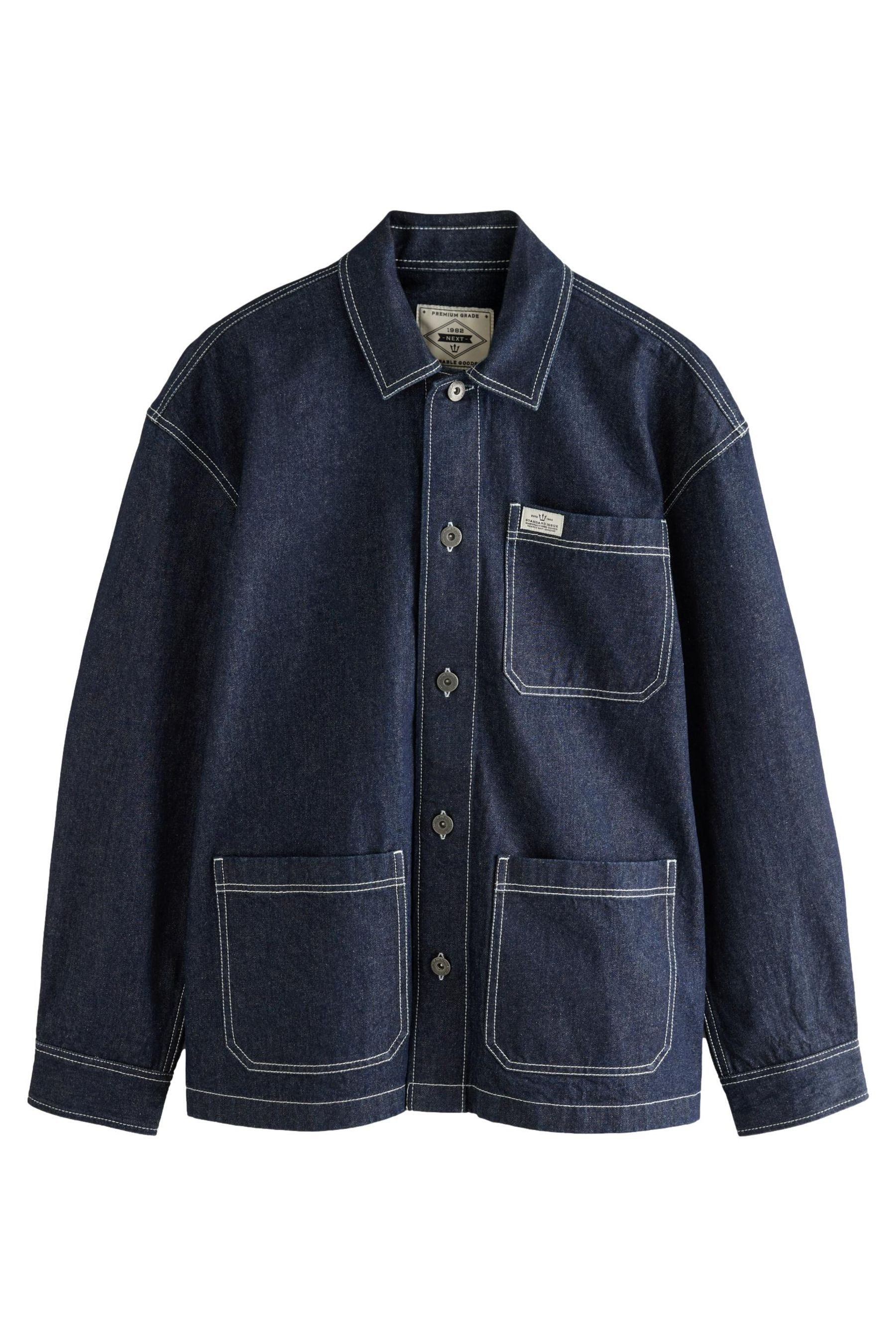 Next Hemdjacke Jeans-Hemdjacke Overshirt 100 % Baumwolle günstig online kaufen
