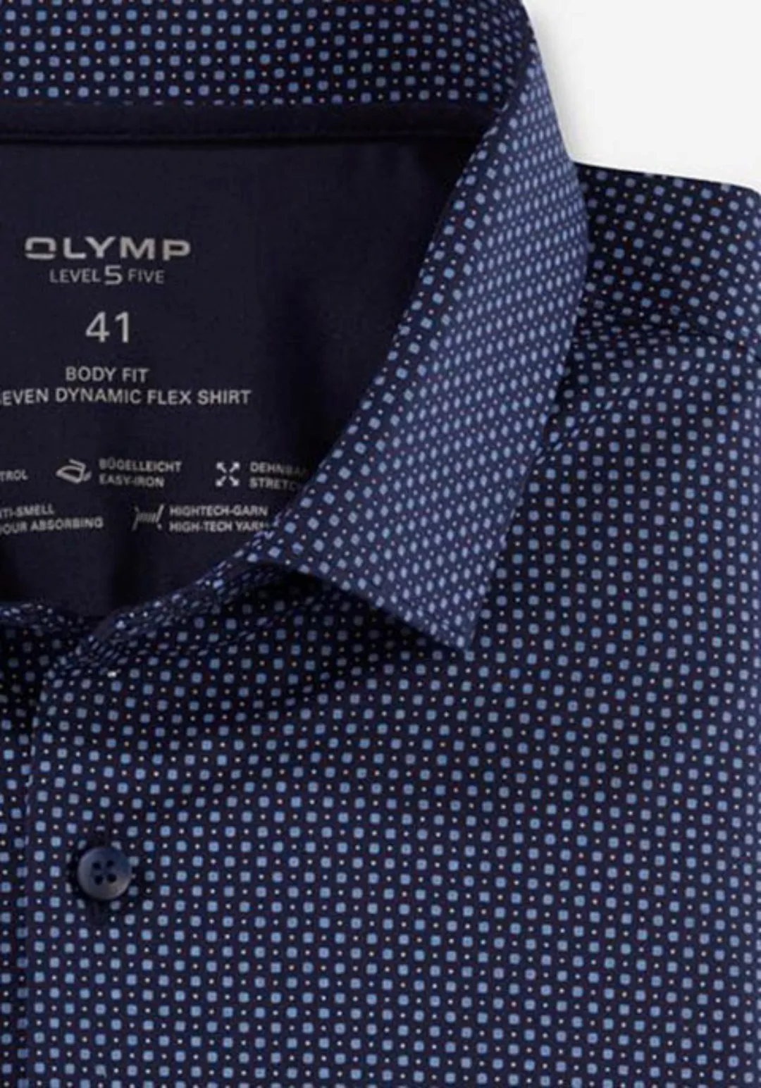 OLYMP Kurzarmhemd in 24/7 Dynamic Flex Quality günstig online kaufen