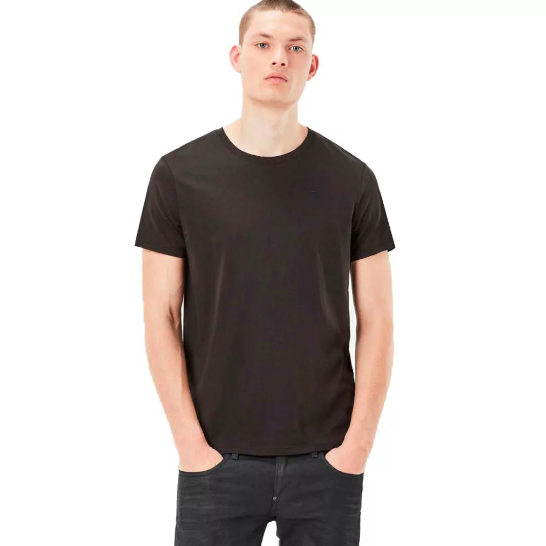 G-star Base Heather Round Neck 2 Units Kurzarm T-shirt L Solid Black günstig online kaufen