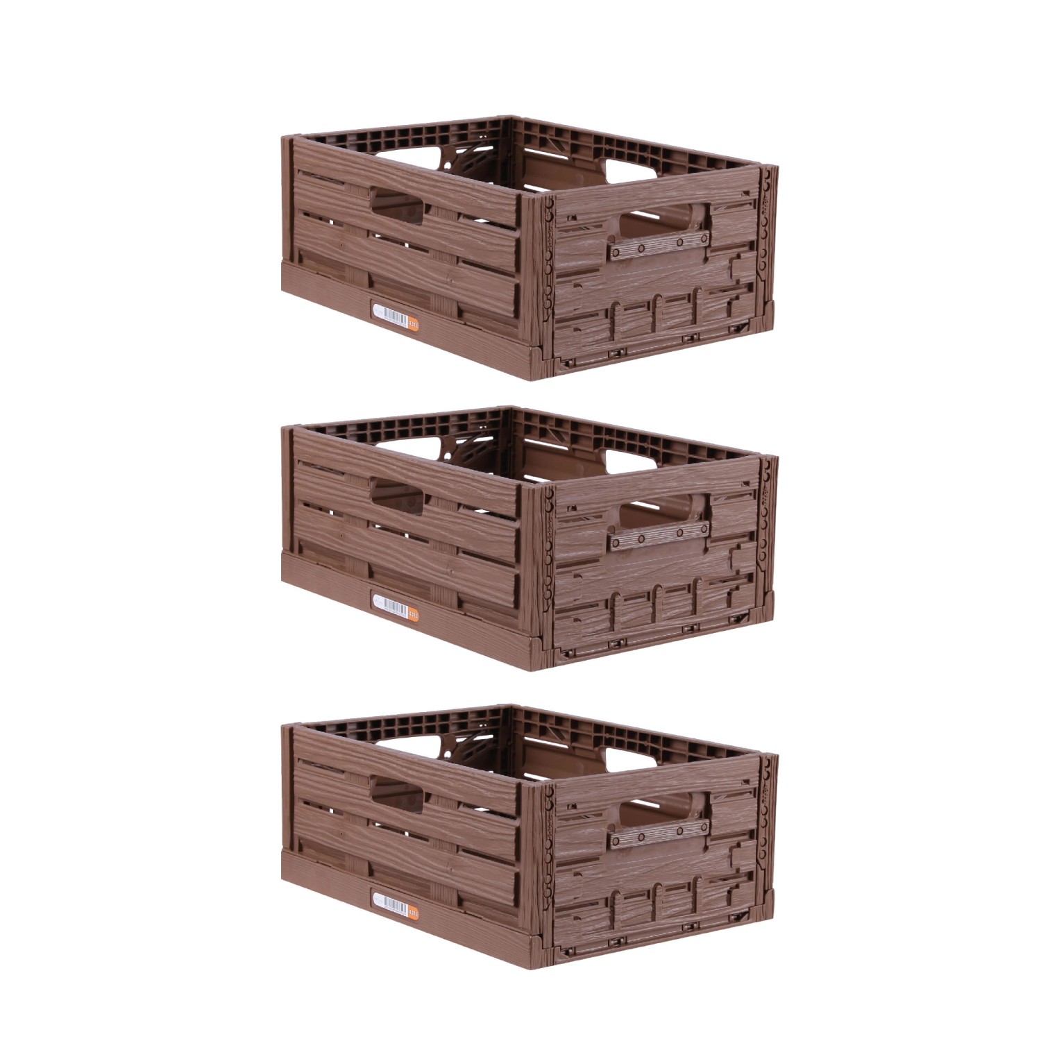 Bestlivings Faltbare Klappbox Holzoptik 40 x 30 cm 3 Stück günstig online kaufen