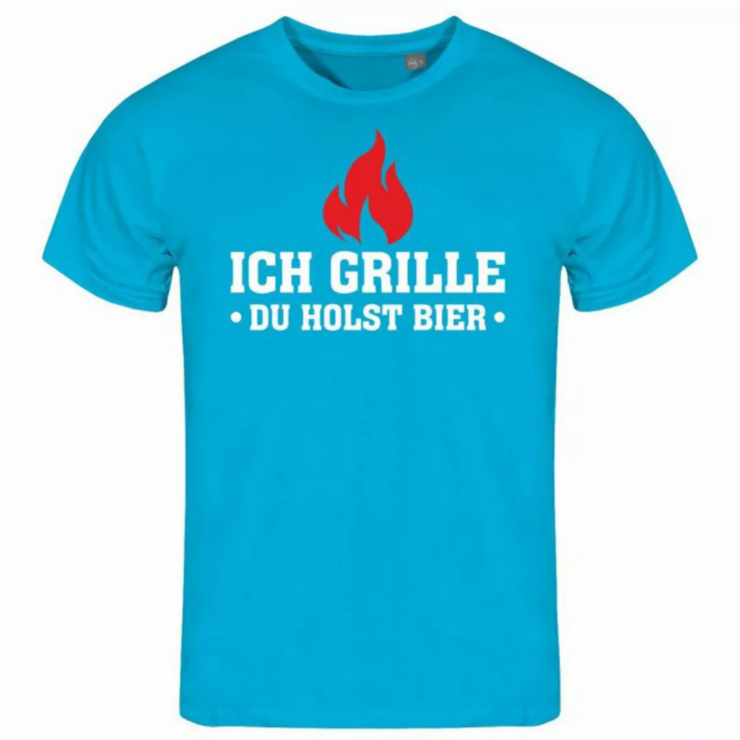 deinshirt Print-Shirt Herren T-Shirt Ich grille du holst Bier Funshirt mit günstig online kaufen