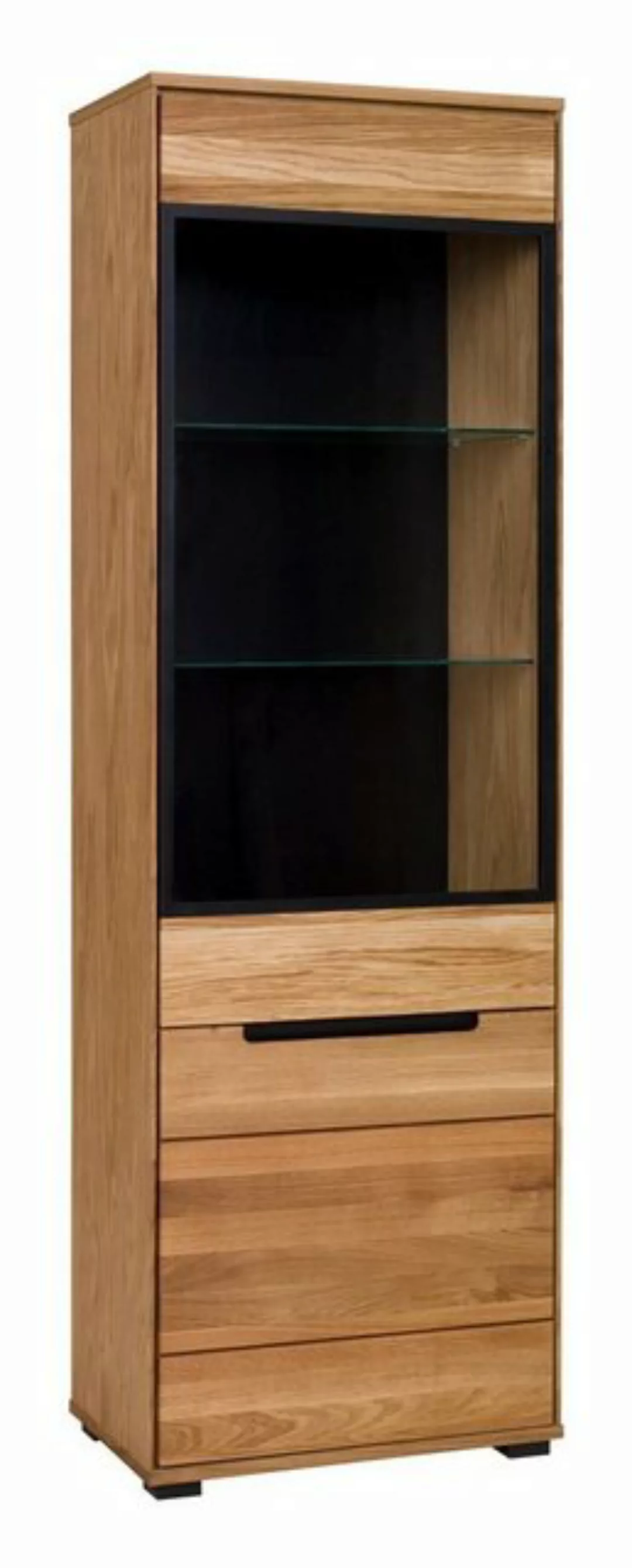 Vitrine Vitrine, LUDWIG, Braun, B 63 cm, T 41 cm günstig online kaufen