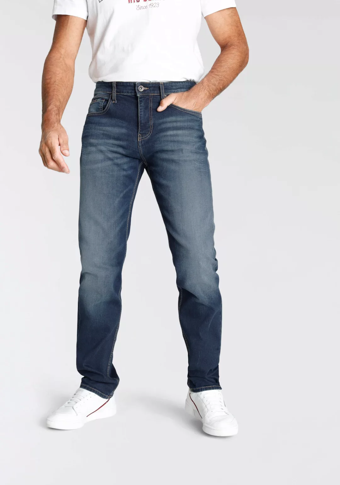H.I.S Tapered-fit-Jeans CIAN Ökologische, wassersparende Produktion durch O günstig online kaufen