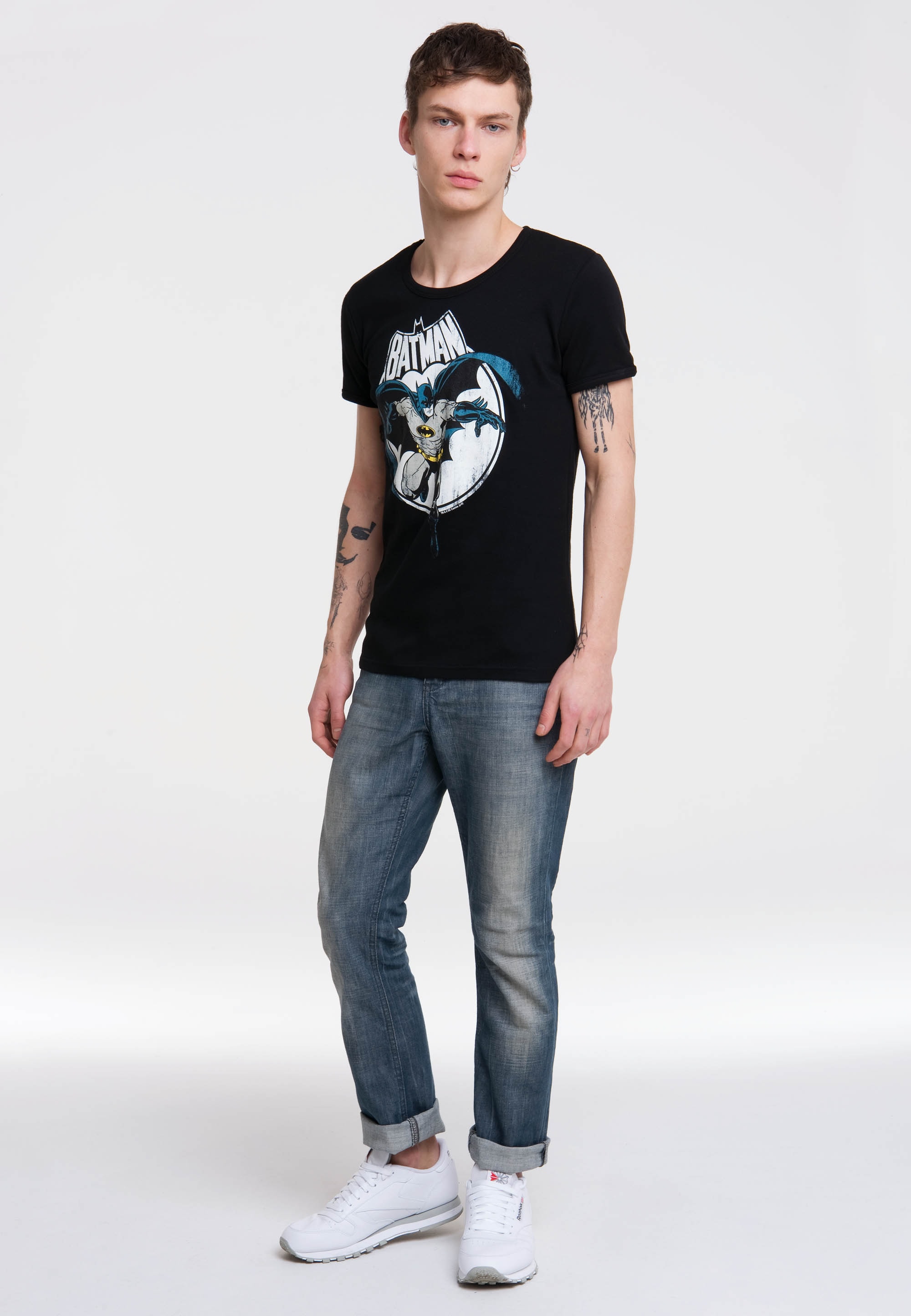 LOGOSHIRT T-Shirt "Batman", mit Vintage-Print günstig online kaufen