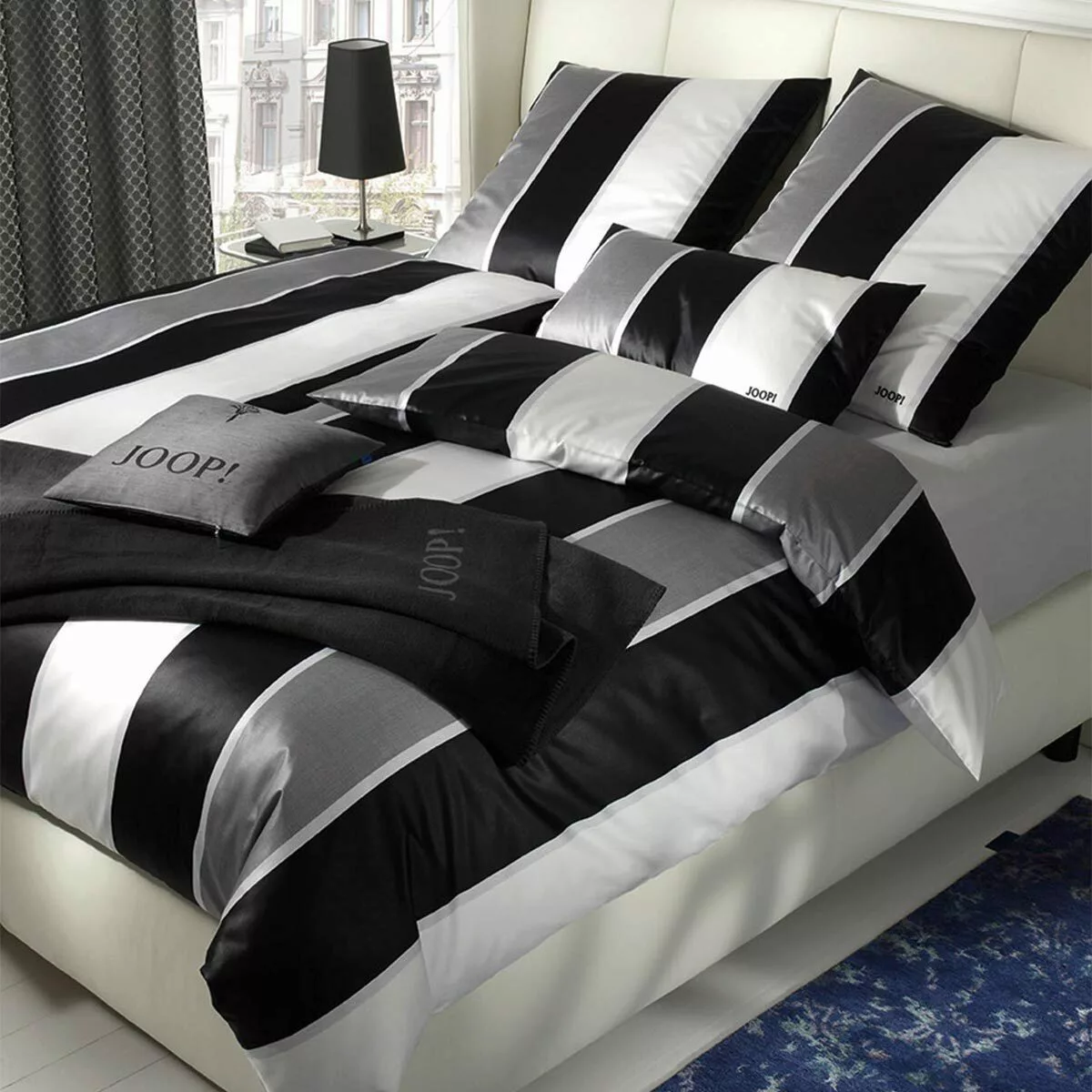 JOOP! Bettwäsche Lines, Mako Satin, 2 günstig online kaufen