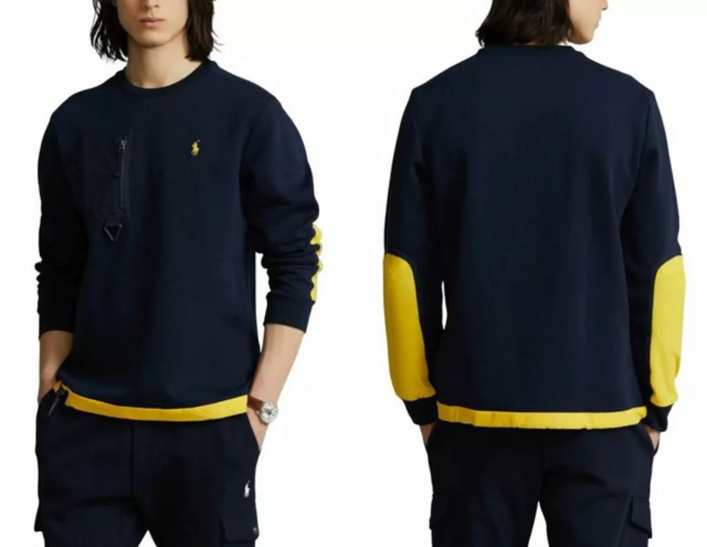 Ralph Lauren Sweatshirt POLO RALPH LAUREN Pocket Hybrid Sweater Sweatshirt günstig online kaufen