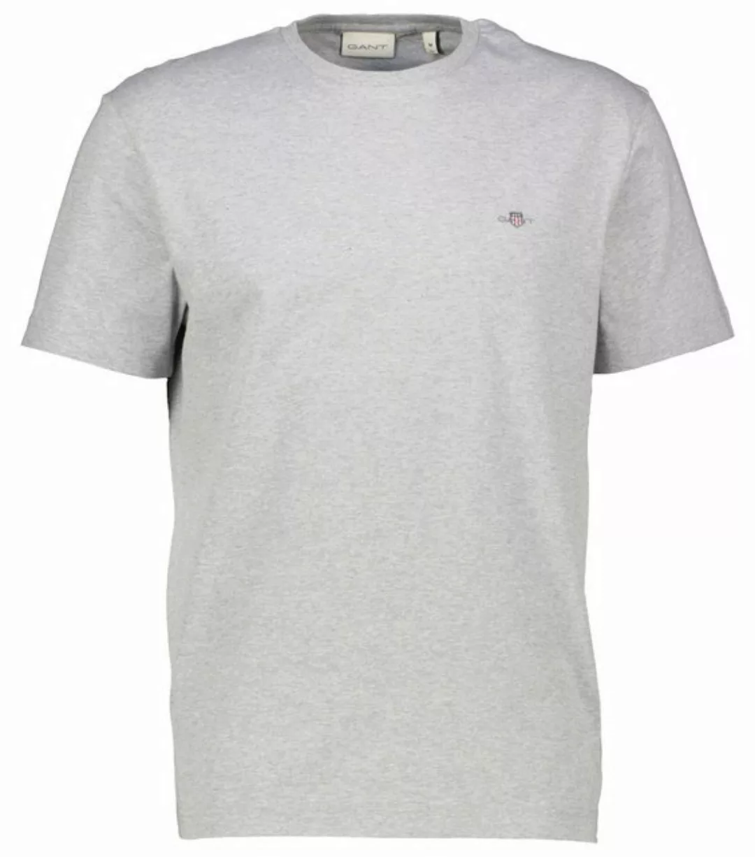 Gant T-Shirt SLIM SHIELD V-NECK T-SHIRT mit einer kleinen Logostickerei auf günstig online kaufen