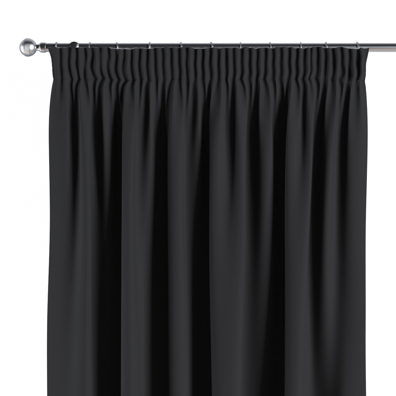 Vorhang mit Kräuselband, schwarz, Blackout (verdunkelnd) (269-99) günstig online kaufen
