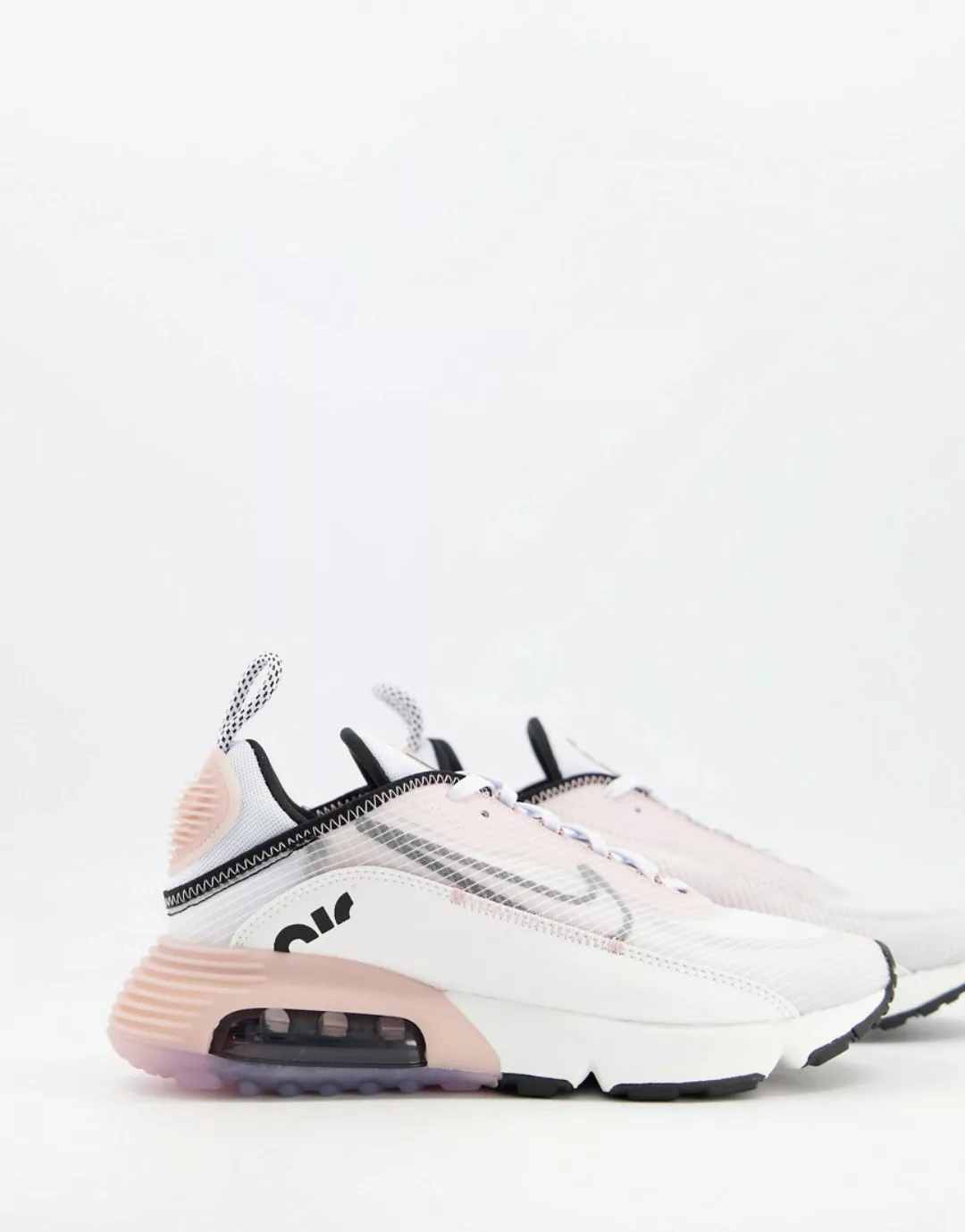 Nike – Air Max 2090 – Sneaker in gebrochenem Weiß und Rosa günstig online kaufen