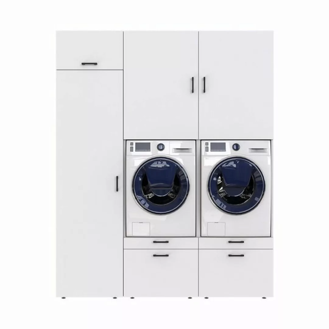 Roomart Waschmaschinenumbauschrank (Roomart Waschturm für Waschmaschinen un günstig online kaufen
