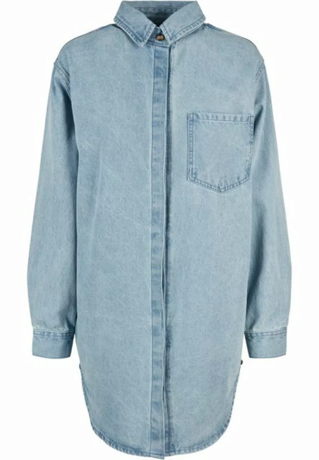 URBAN CLASSICS Shirtkleid Urban Classics Damen Ladies Oversized Denim Shirt günstig online kaufen