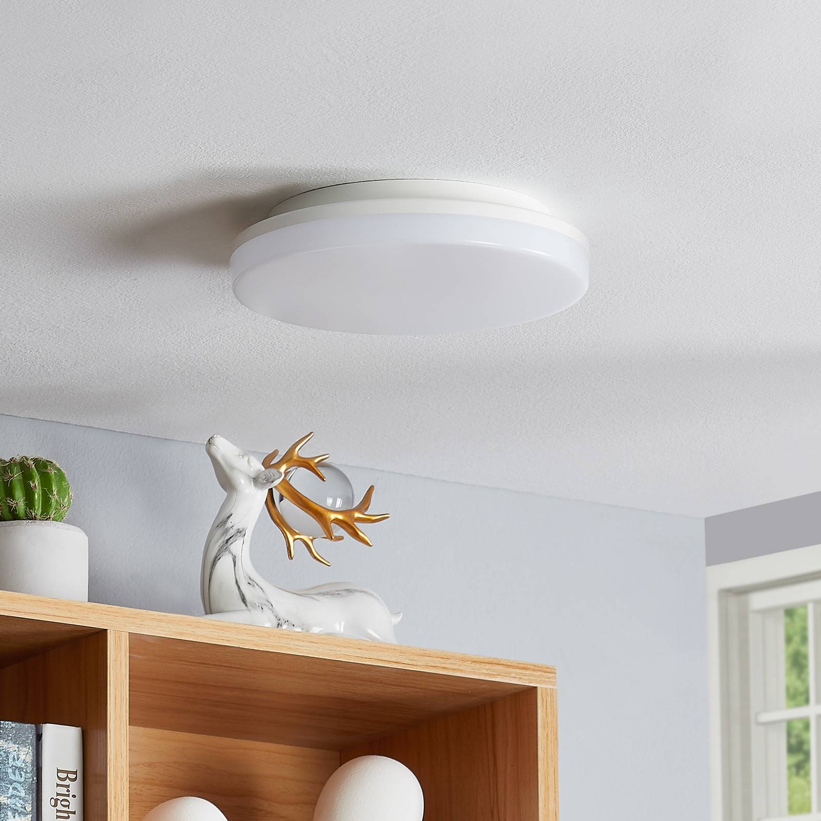 Prios Artin LED-Deckenlampe, Sensor, rund, 22 cm günstig online kaufen