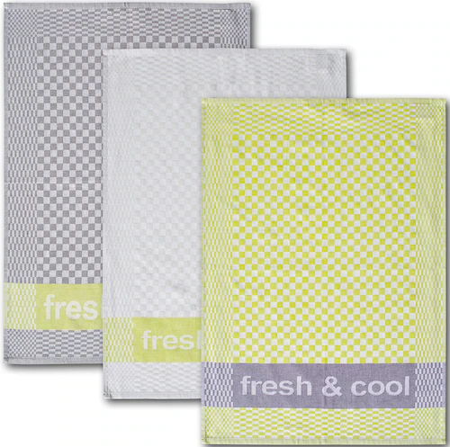 Dyckhoff Geschirrtuch »Fresh & Cool«, (Set, 6 tlg.), mit drei verschiedenen günstig online kaufen