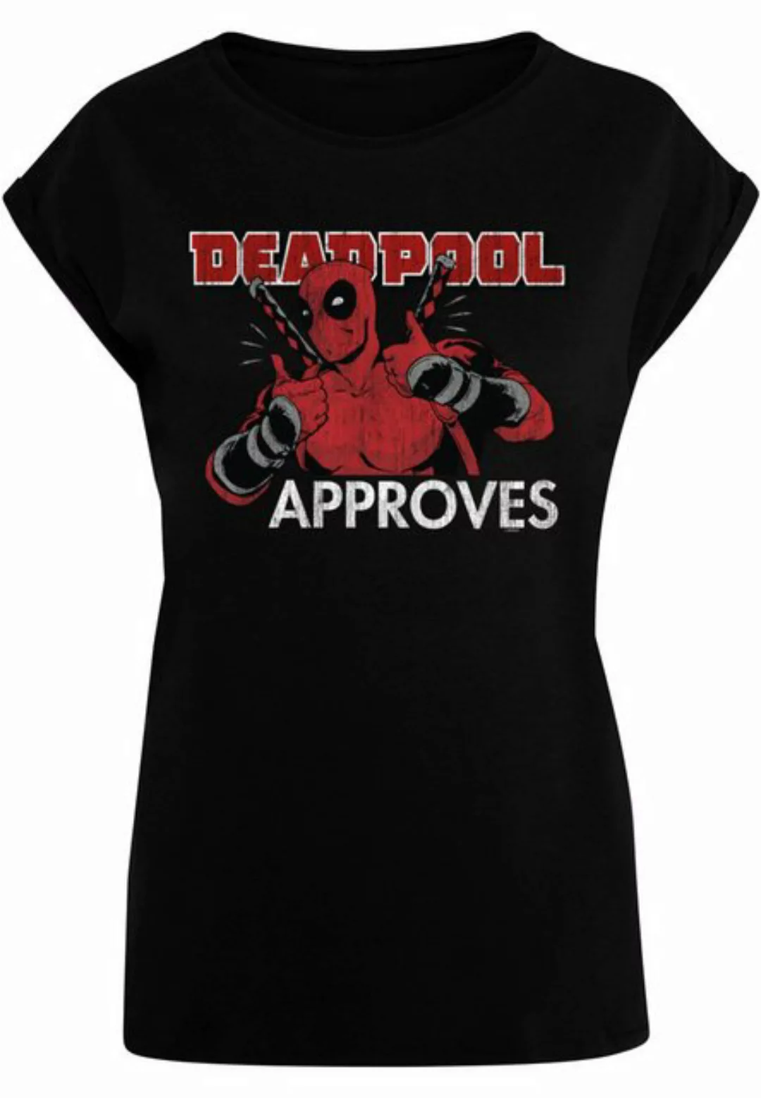 ABSOLUTE CULT T-Shirt ABSOLUTE CULT Damen Ladies Deadpool - Approves T-Shir günstig online kaufen