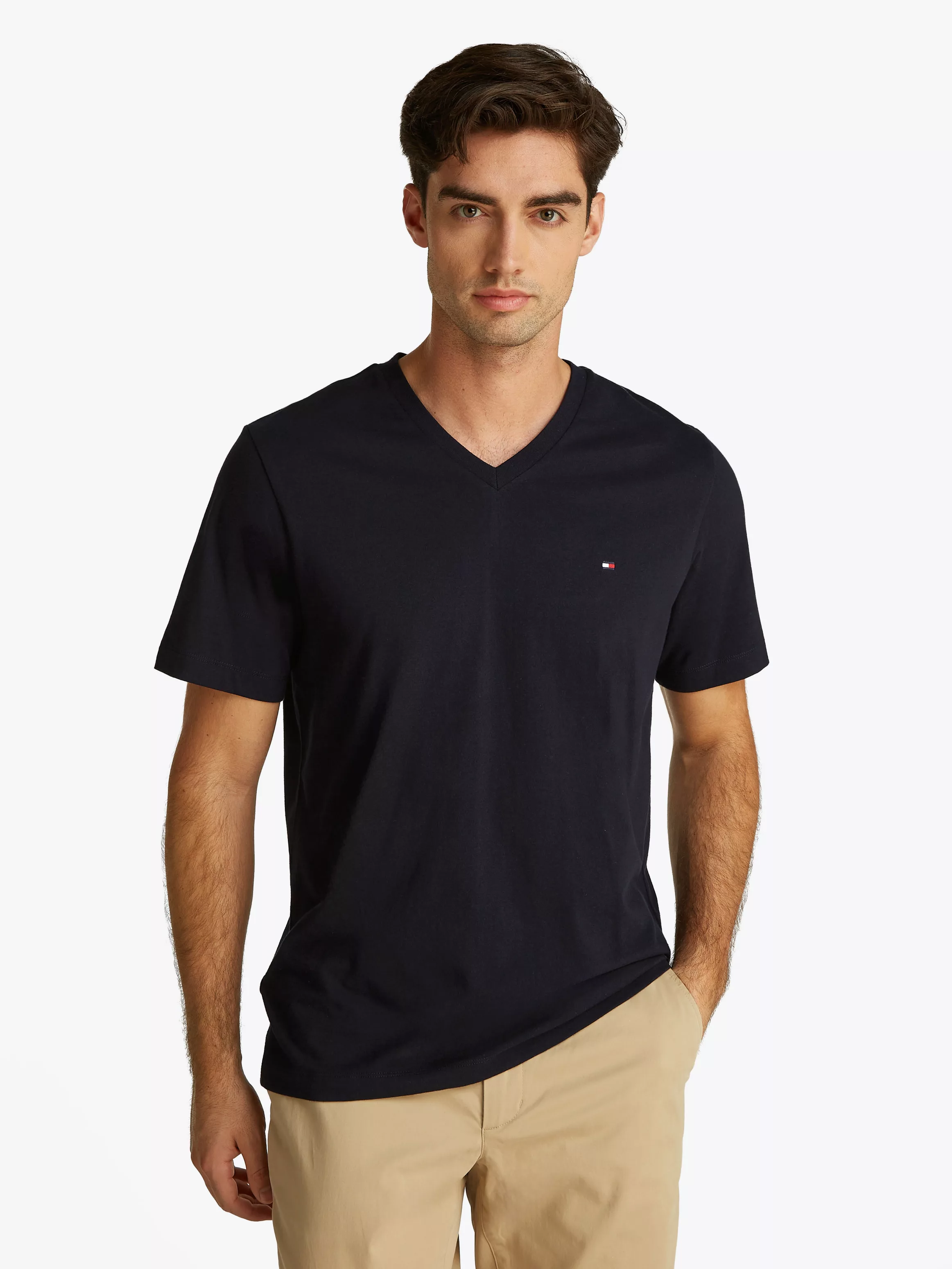 Tommy Hilfiger V-Shirt "ESSENTIAL V-NECK TEE" günstig online kaufen