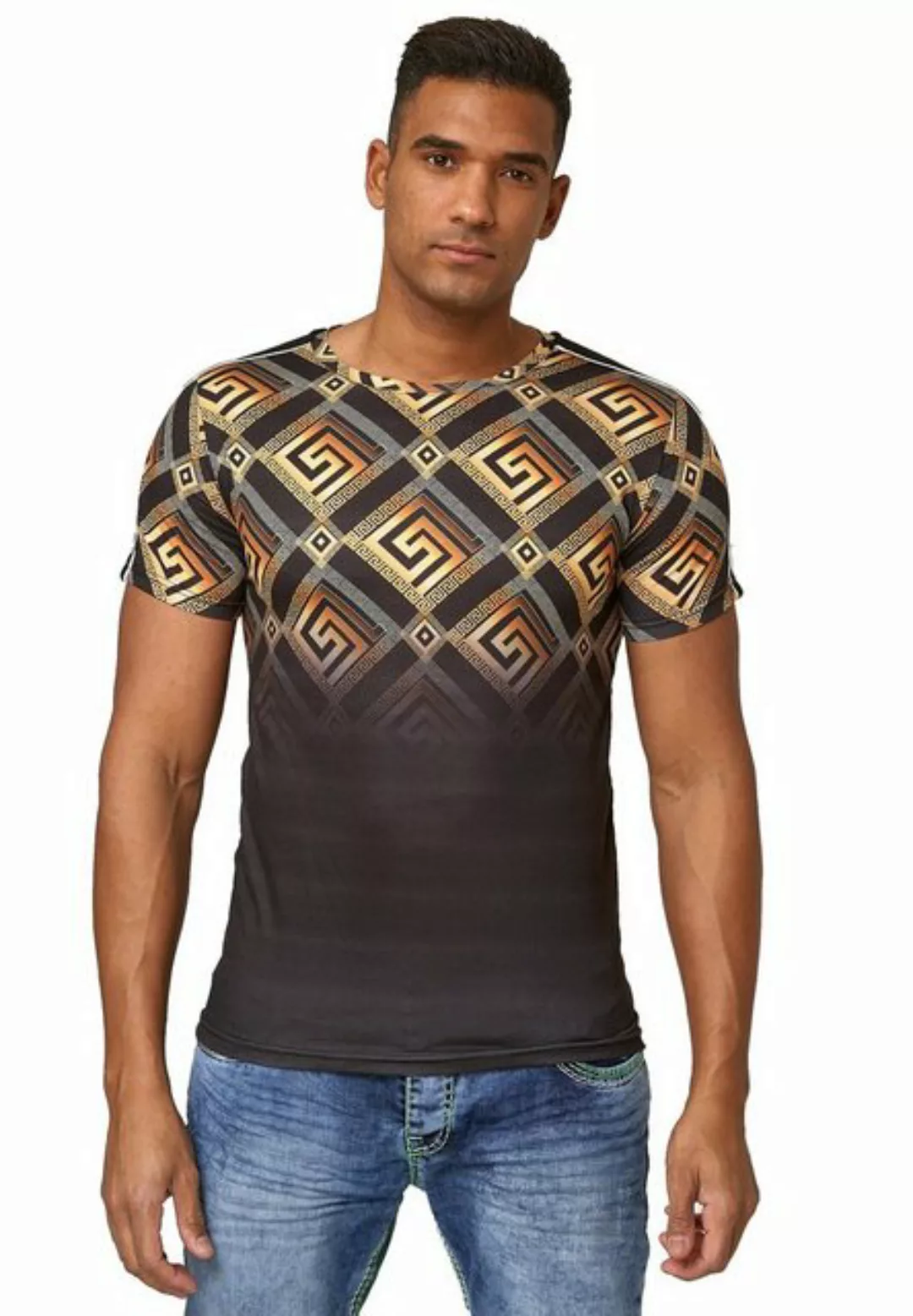 OneRedox T-Shirt TS-1582 (Shirt Polo Kurzarmshirt Tee, 1-tlg., im modischem günstig online kaufen