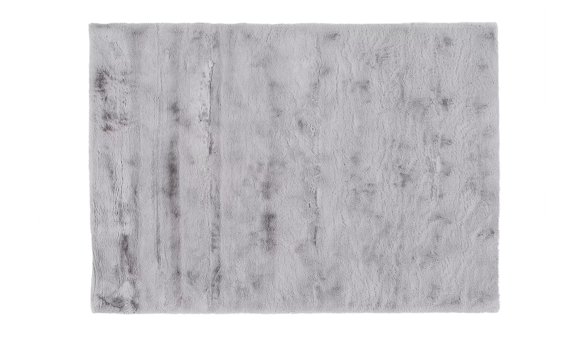 HOME STORY Hochflorteppich - grau - Synthethische Fasern - 160 cm - Sconto günstig online kaufen
