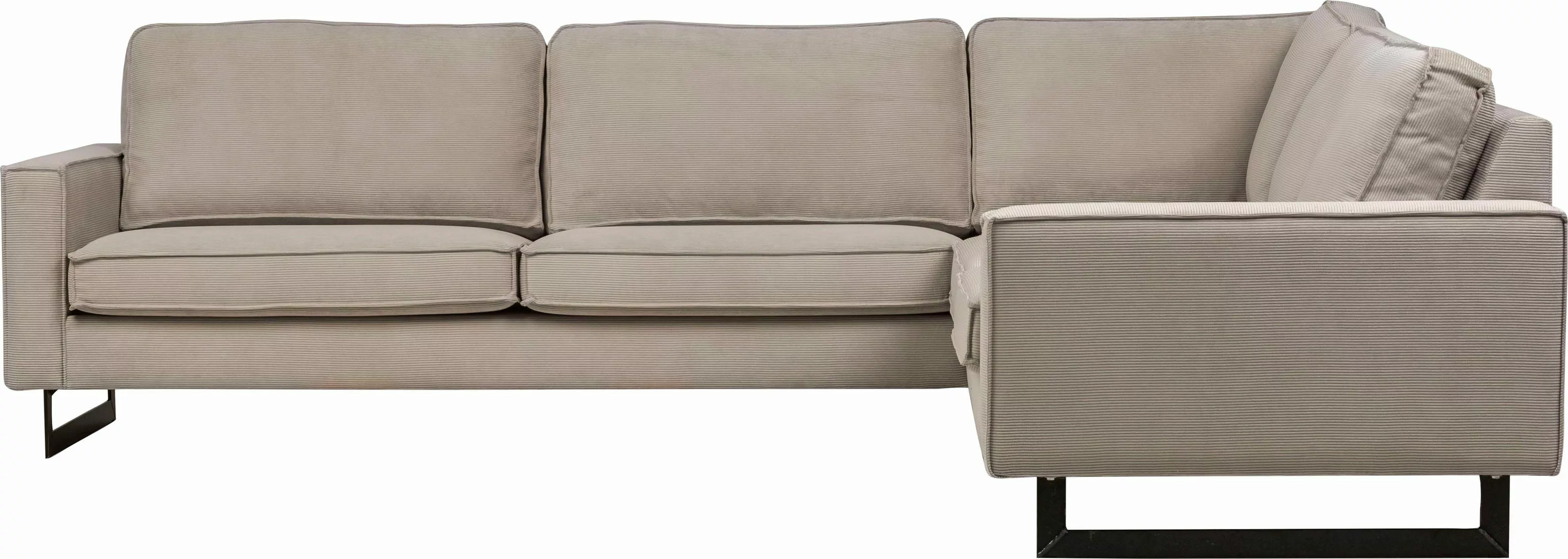 Places of Style Ecksofa "Pinto, XXL, 250/290 cm, langer Schenkel, Ottomane" günstig online kaufen