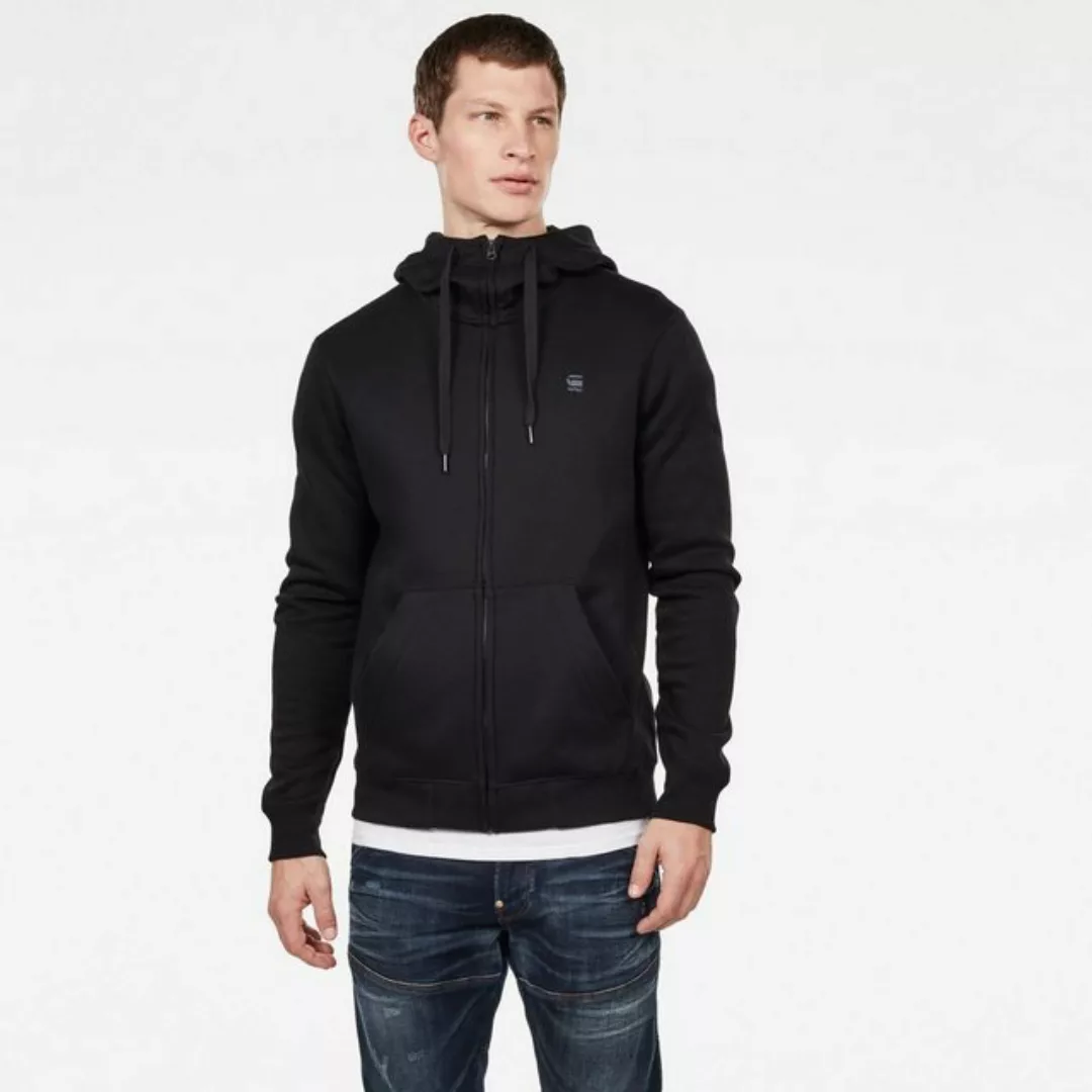 G-star Premium Core Sweatshirt Mit Reißverschluss 2XL Dark Black günstig online kaufen
