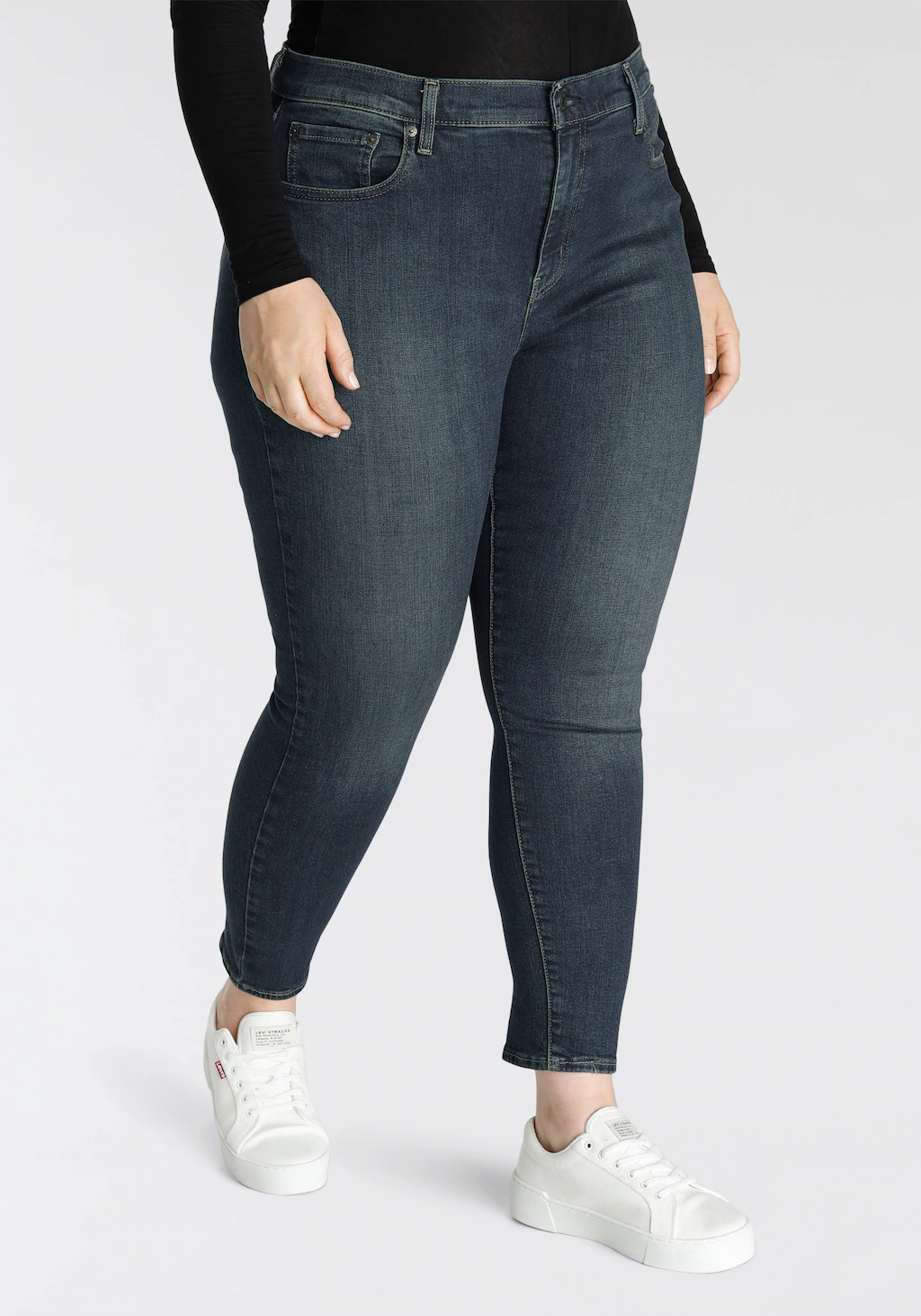 Levis Plus Skinny-fit-Jeans "721 PL HI RISE SKINNY", sehr figurbetonter Sch günstig online kaufen