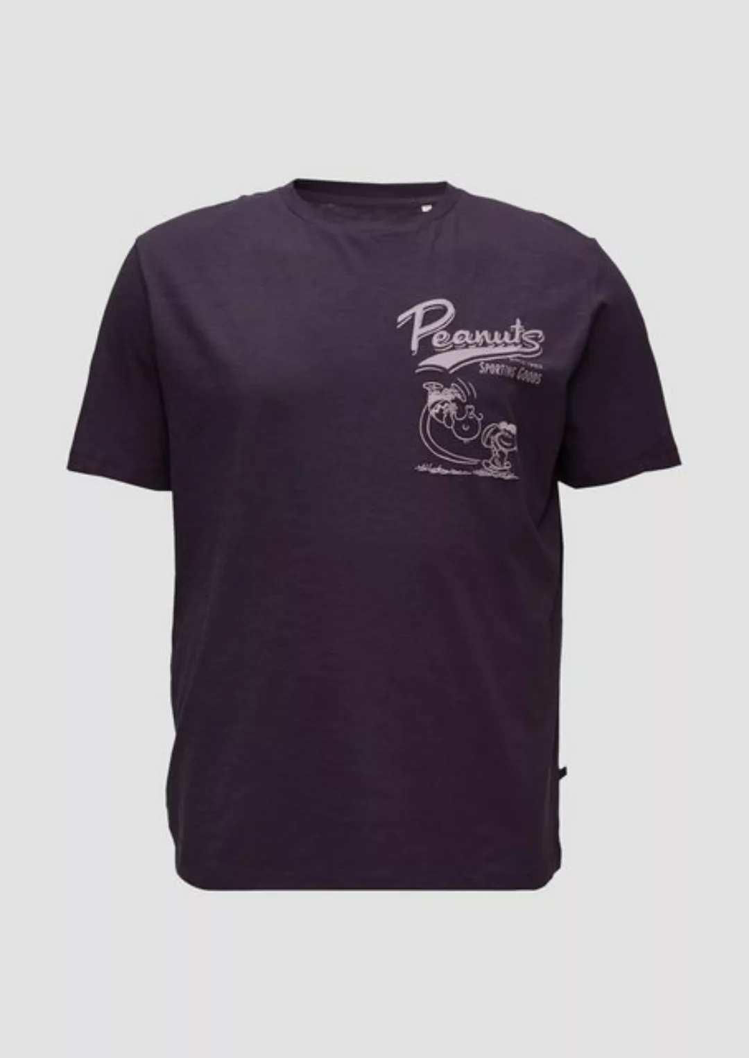 s.Oliver Kurzarmshirt T-Shirt mit Peanuts®-Print Artwork günstig online kaufen