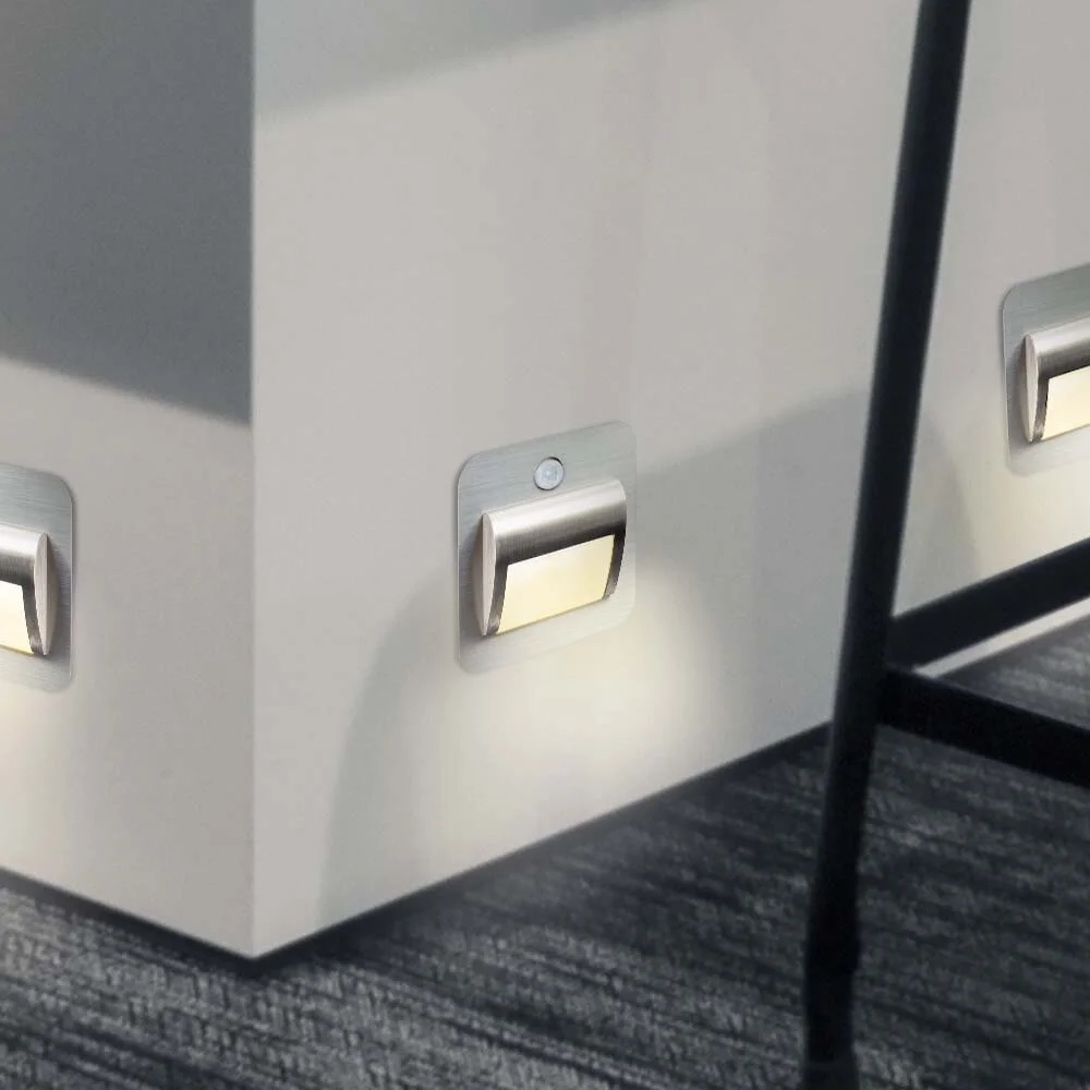 LED Einbaustrahler 3000K aus Stahl mit Bewegungsmelder günstig online kaufen
