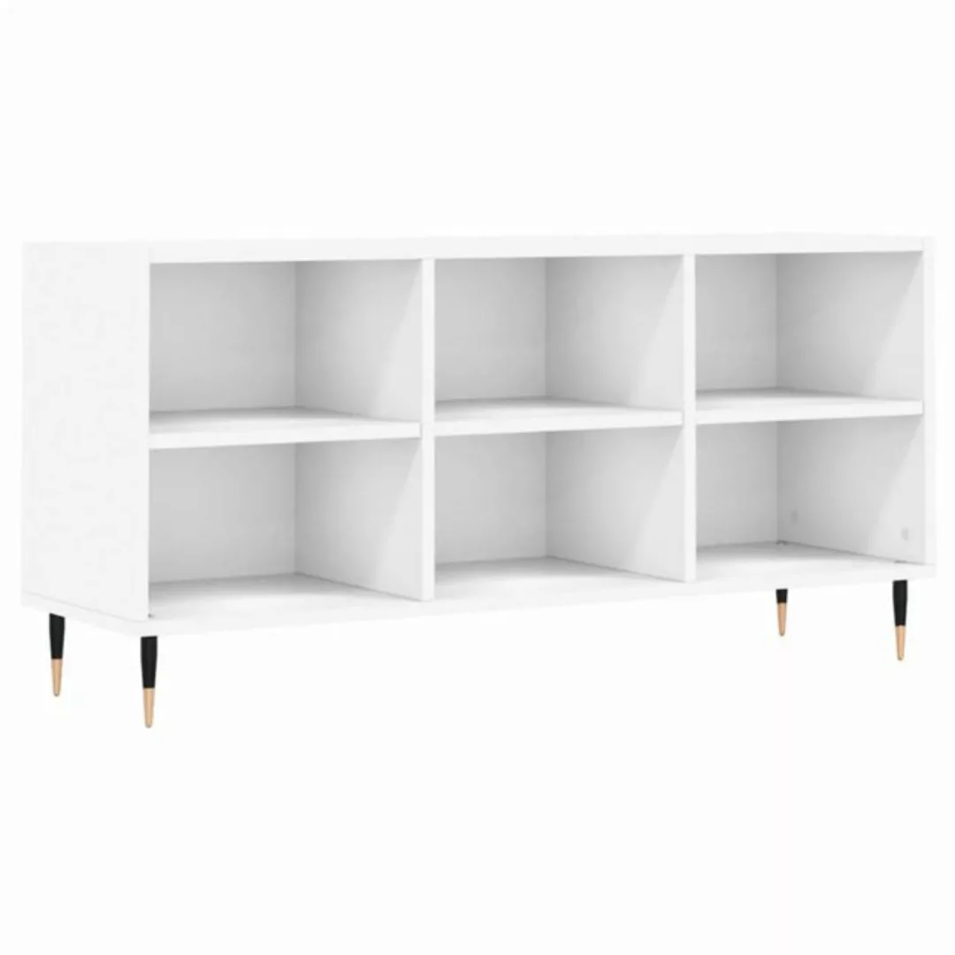 vidaXL TV-Schrank TV-Schrank Weiß 103,5x30x50 cm Holzwerkstoff (1-St) günstig online kaufen