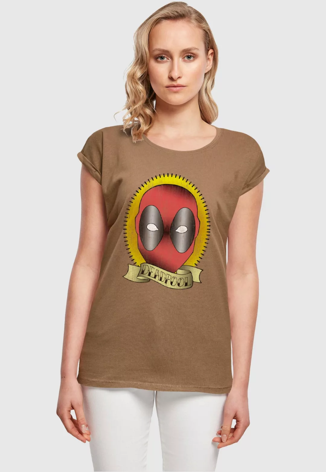 ABSOLUTE CULT T-Shirt "ABSOLUTE CULT Damen Ladies Deadpool - Tattoo Print T günstig online kaufen