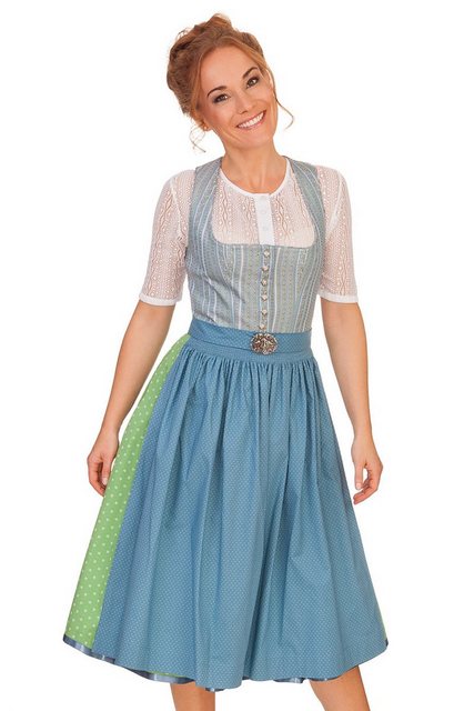 Hammerschmid Dirndl Midi Dirndl 2tlg. - PILLERSEE - blau günstig online kaufen