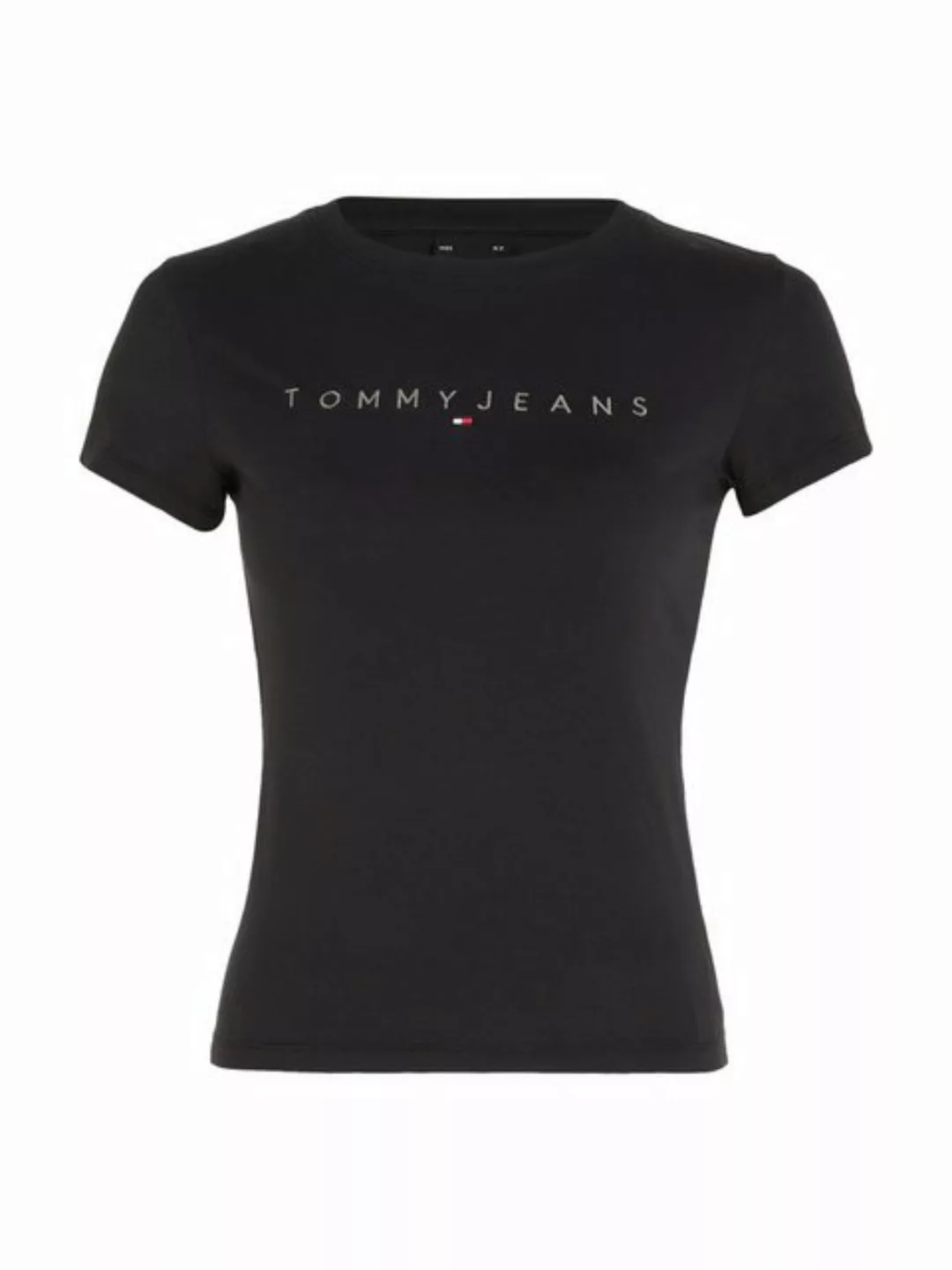 Tommy Jeans Rundhalsshirt TJW SLIM TONAL LINEAR TEE mit gesticktem Tommy Je günstig online kaufen