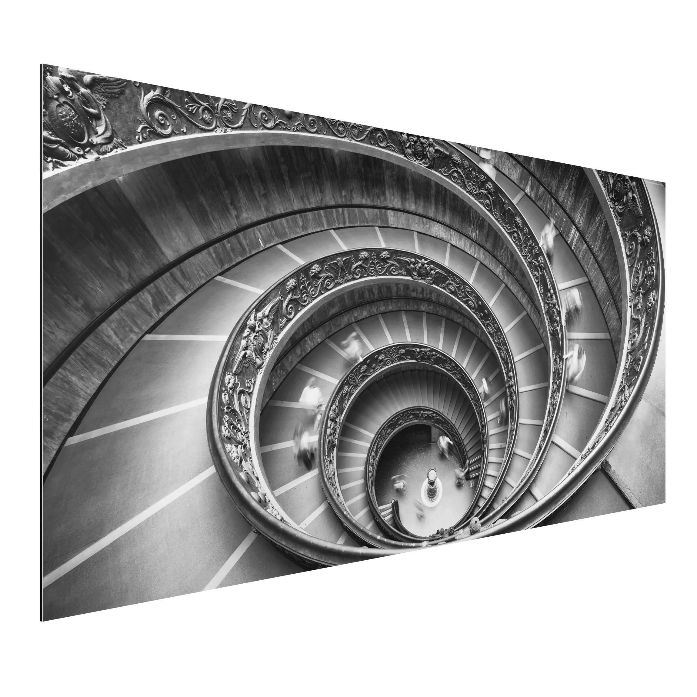 Alu-Dibond Bild Bramante Treppe günstig online kaufen