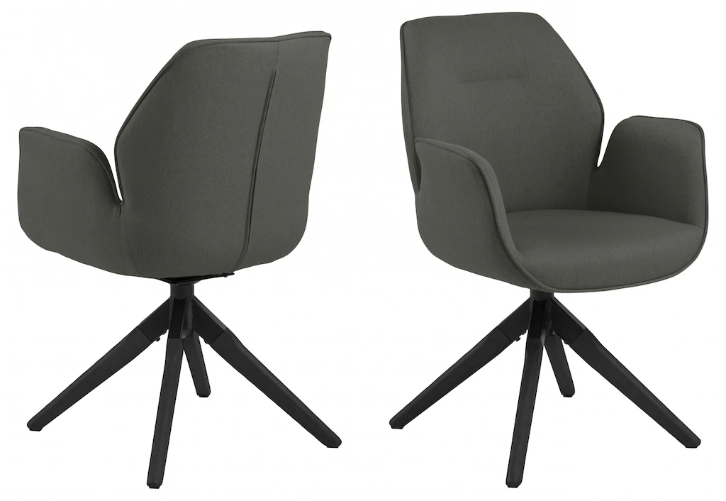 ACTONA GROUP Esszimmerstuhl »Alma«, 1 St., Polyester, mit eleganten Kedern, günstig online kaufen