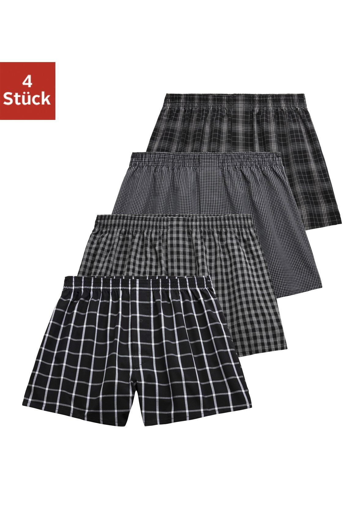 AUTHENTIC LE JOGGER Webboxer (Packung, 4-St) günstig online kaufen