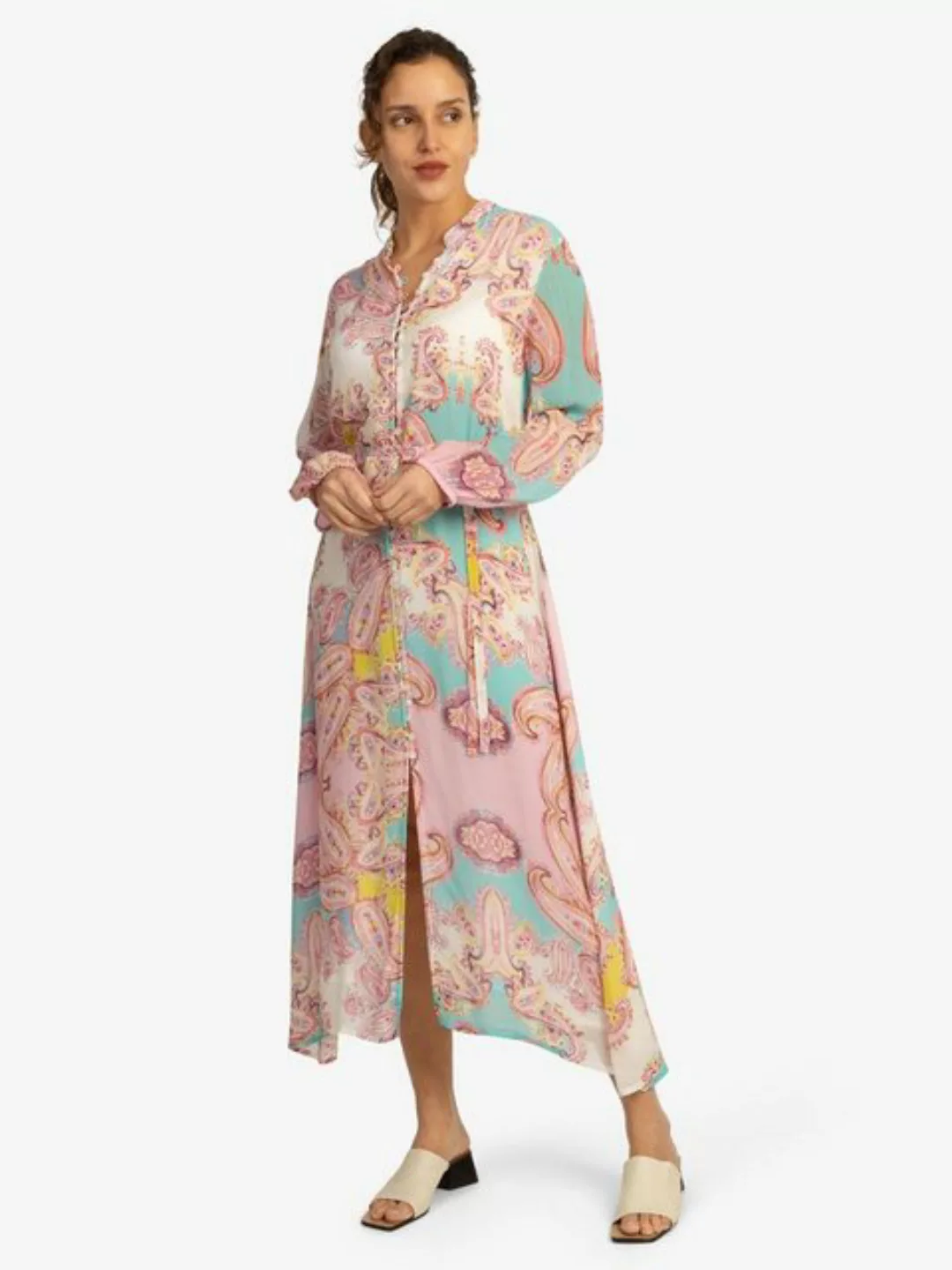 mint & mia Sommerkleid aus hochwertigem Viskose Material mit Modisch Stil günstig online kaufen