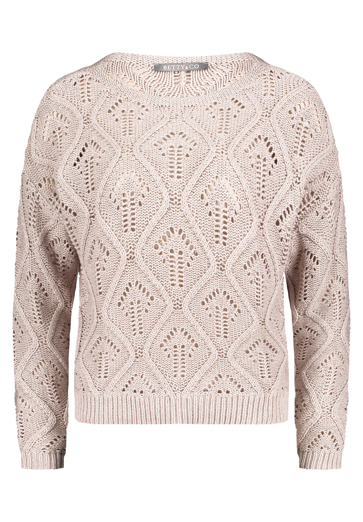 Betty&Co Strickpullover "Betty & Co Lochstrick-Pullover mit Strickdetails", günstig online kaufen