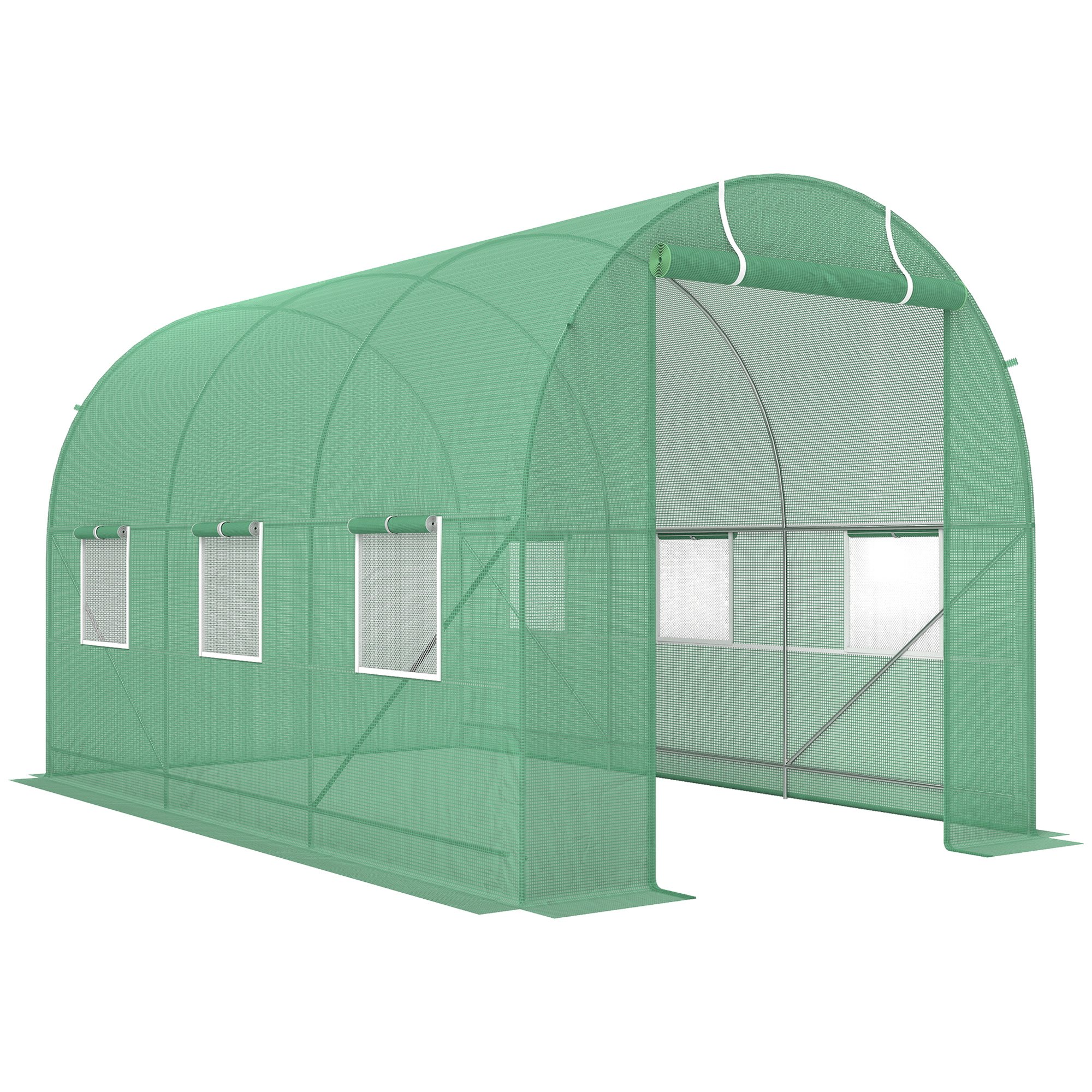 Outsunny Foliengewächshaus Tomatengewächshaus Treibhaus Folientunnel Frühbe günstig online kaufen