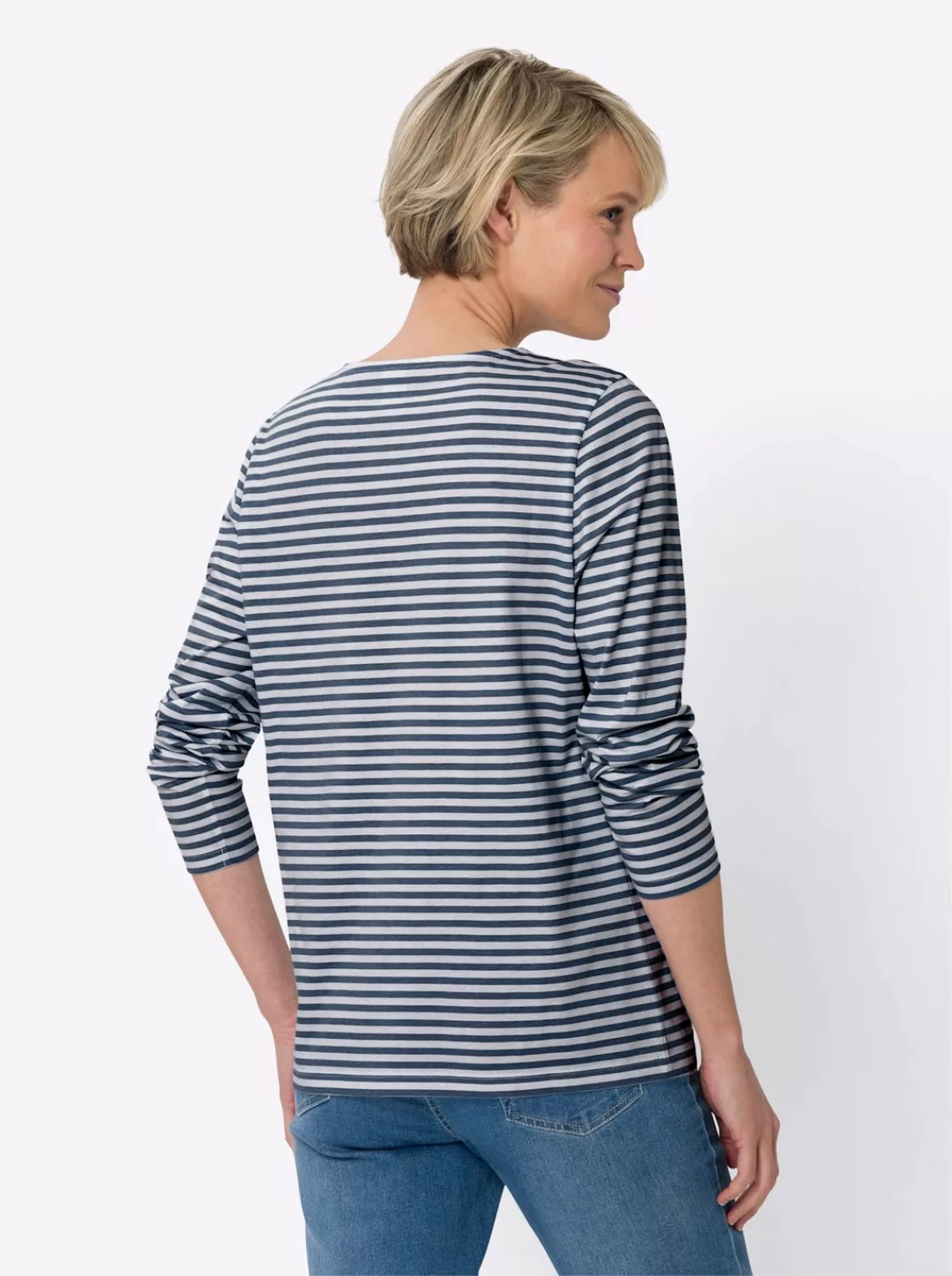 Classic Basics Langarmshirt "Ringelshirt", (1 tlg.) günstig online kaufen