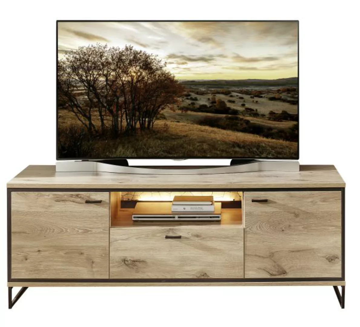 TV-Unterteil 2-trg 160cm RUBEN von Wohn-Concept Viking Oak Nature günstig online kaufen