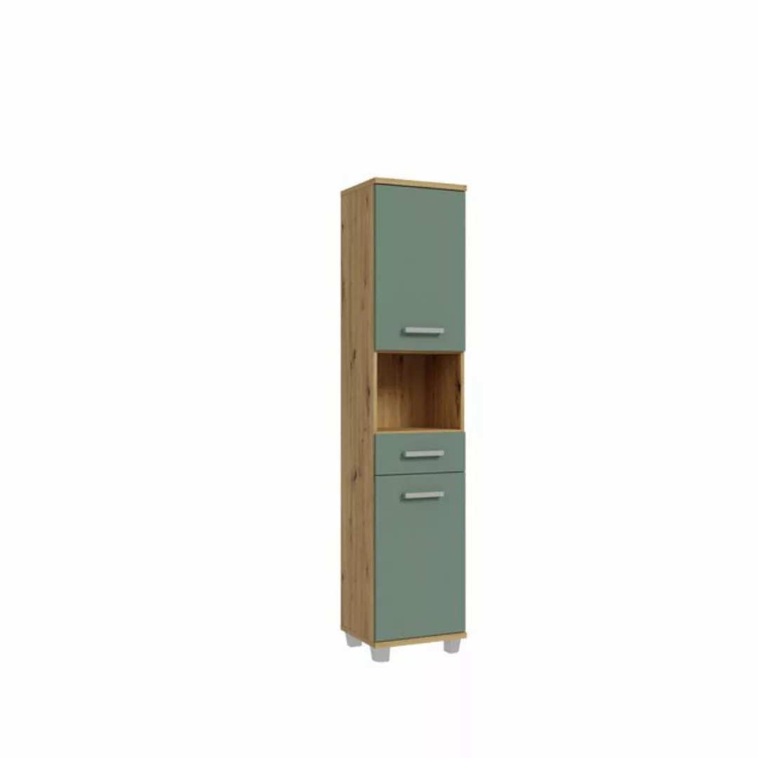 freiraum Seitenschrank Veris in Artisan Eiche/Salbei - 40,2x186,8x34,8cm (B günstig online kaufen